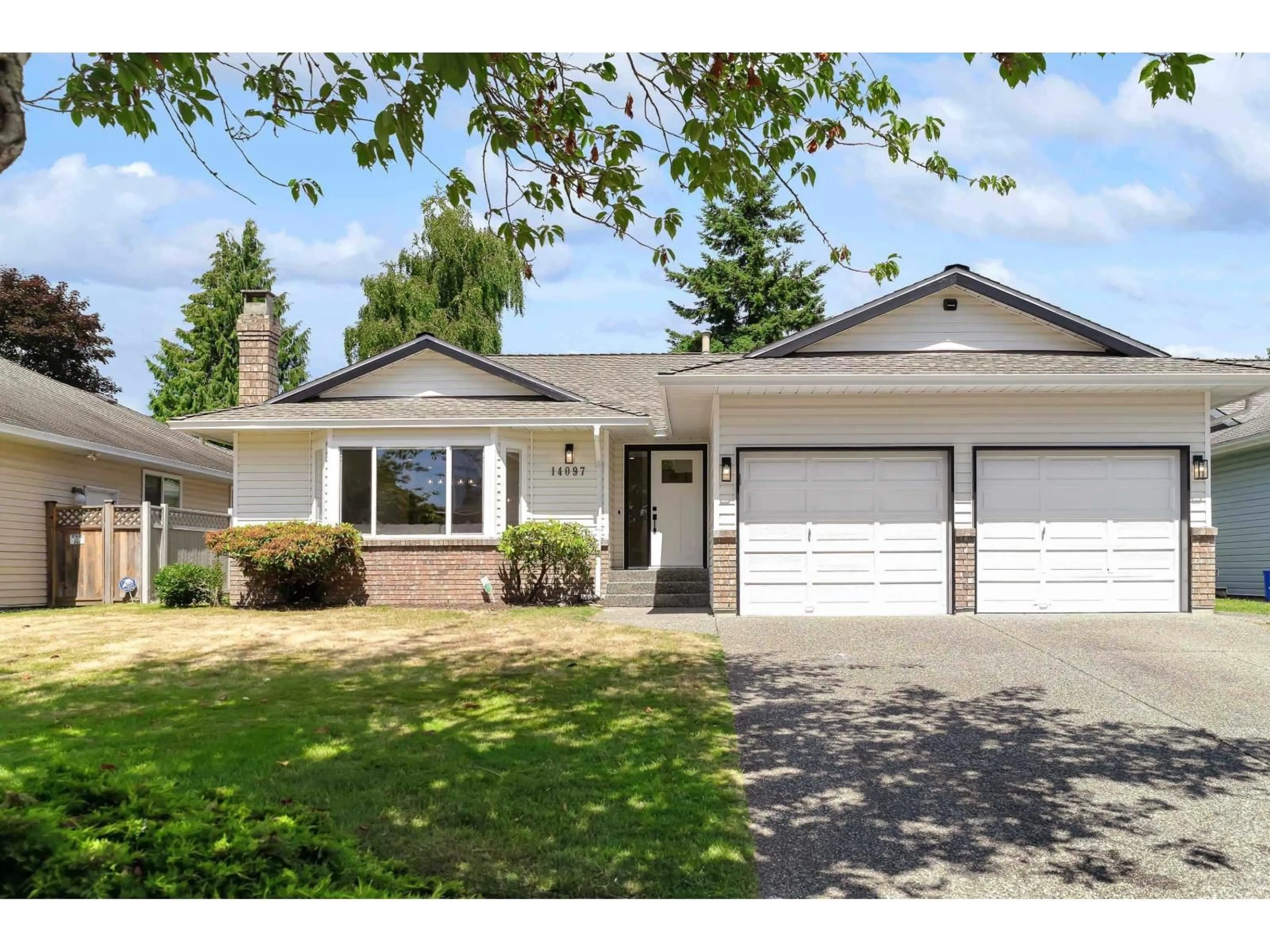 Home with vinyl exterior material, street for 14097 16A, Surrey British Columbia V4A8K2