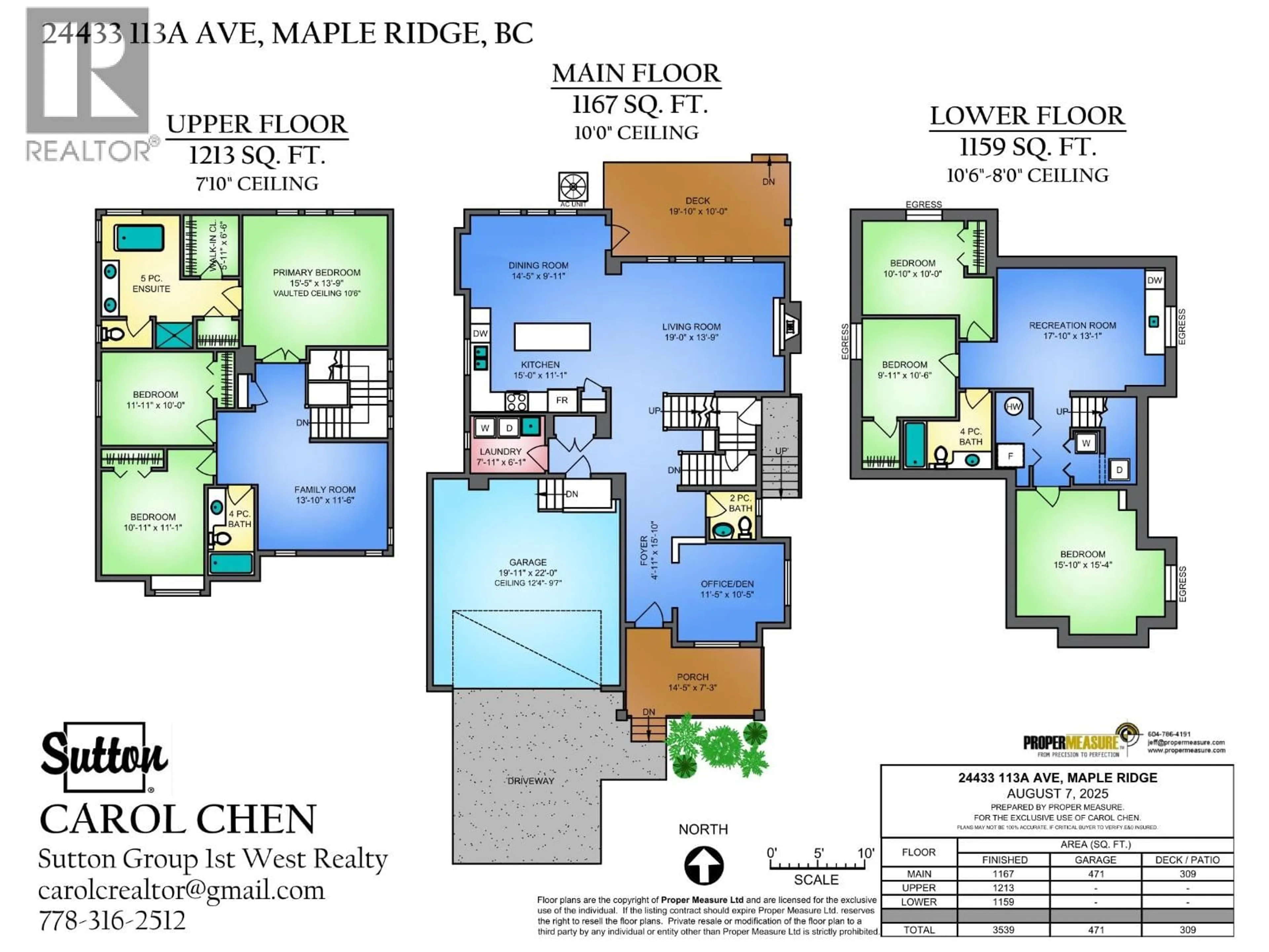 Floor plan for 24433 113A AVENUE, Maple Ridge British Columbia V2W0H4