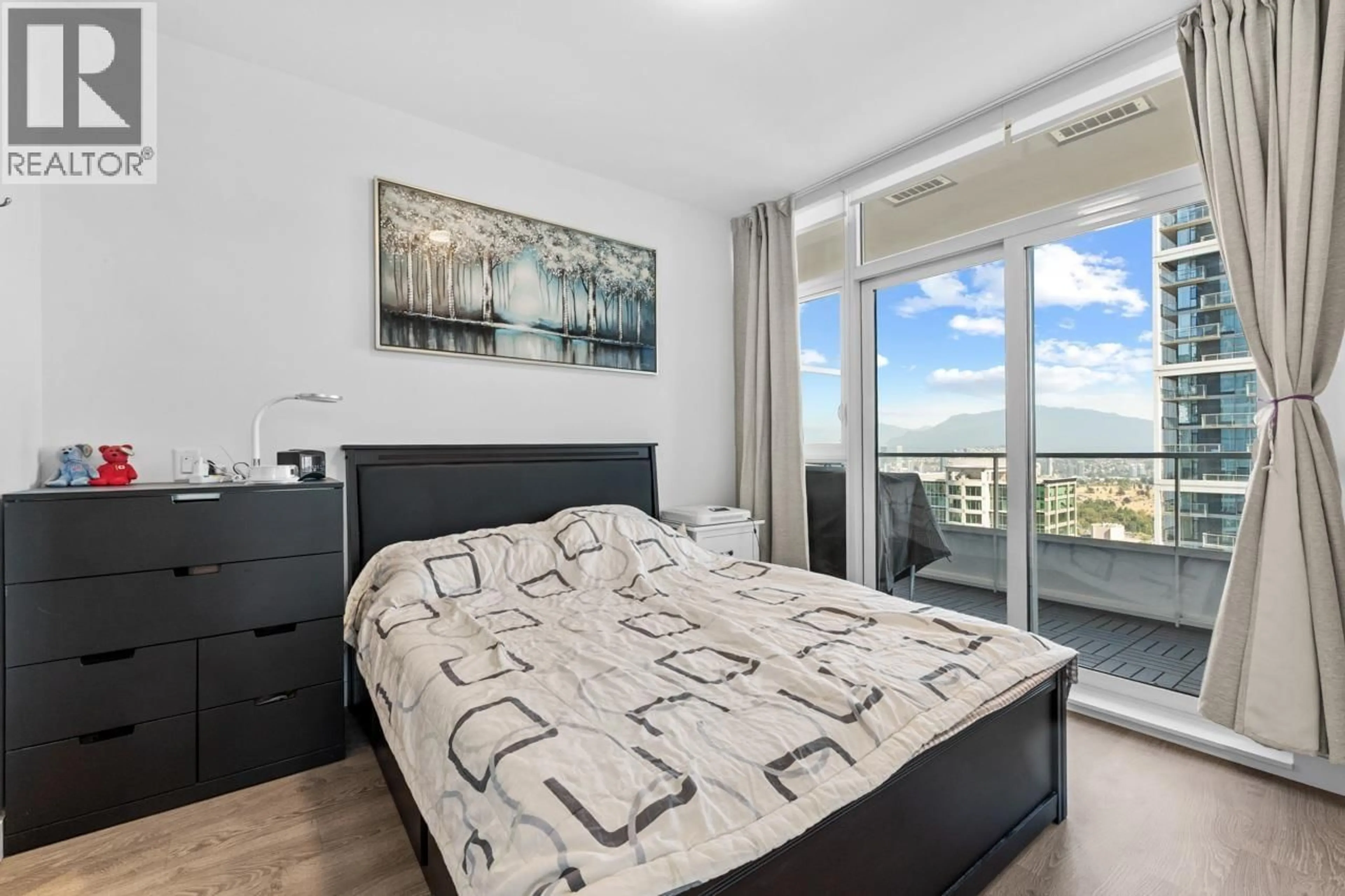 Bedroom with bed, unknown for 2507 - 6080 MCKAY AVENUE, Burnaby British Columbia V5H0J4