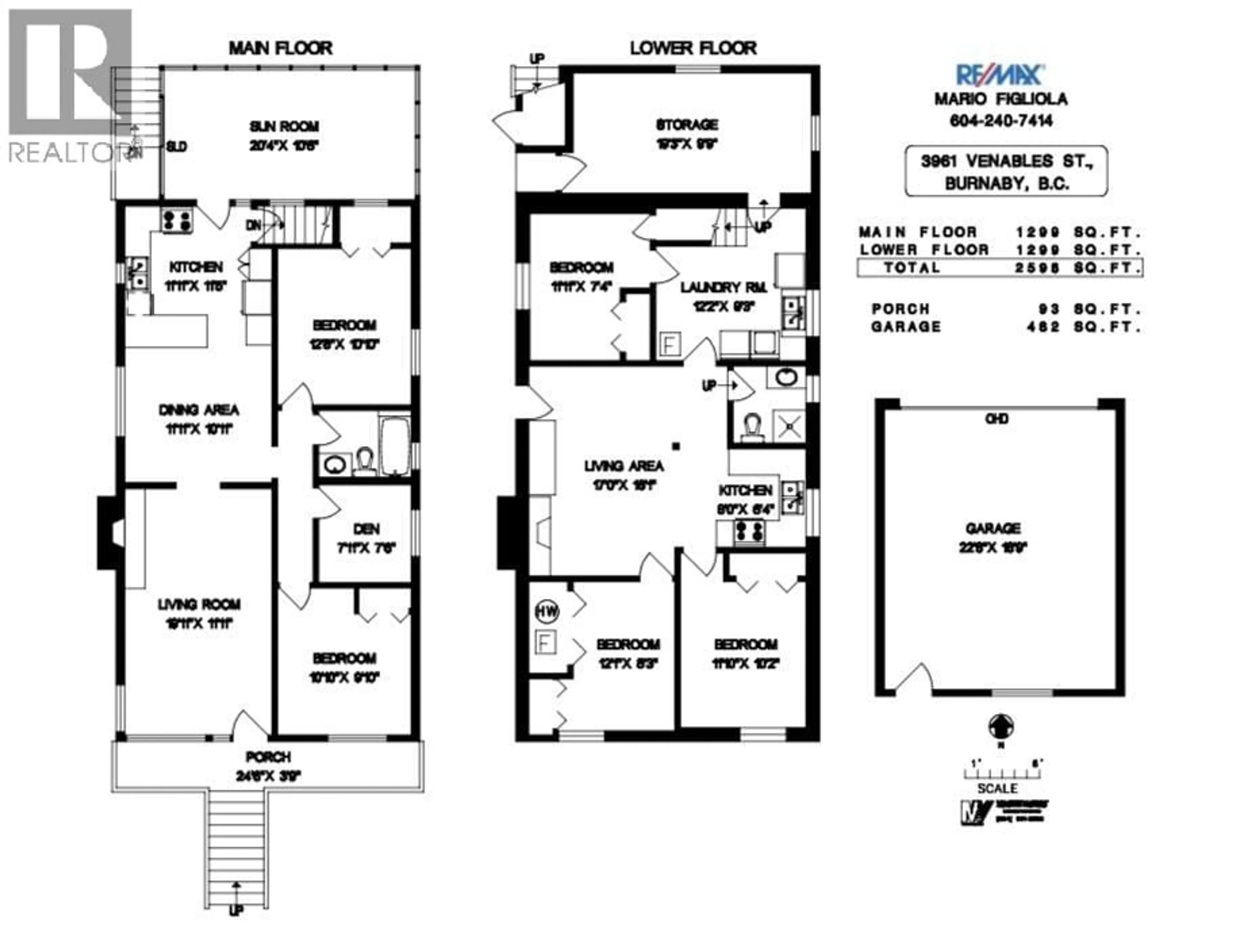 Floor plan for 3961 VENABLES STREET, Burnaby British Columbia V5C2Z3