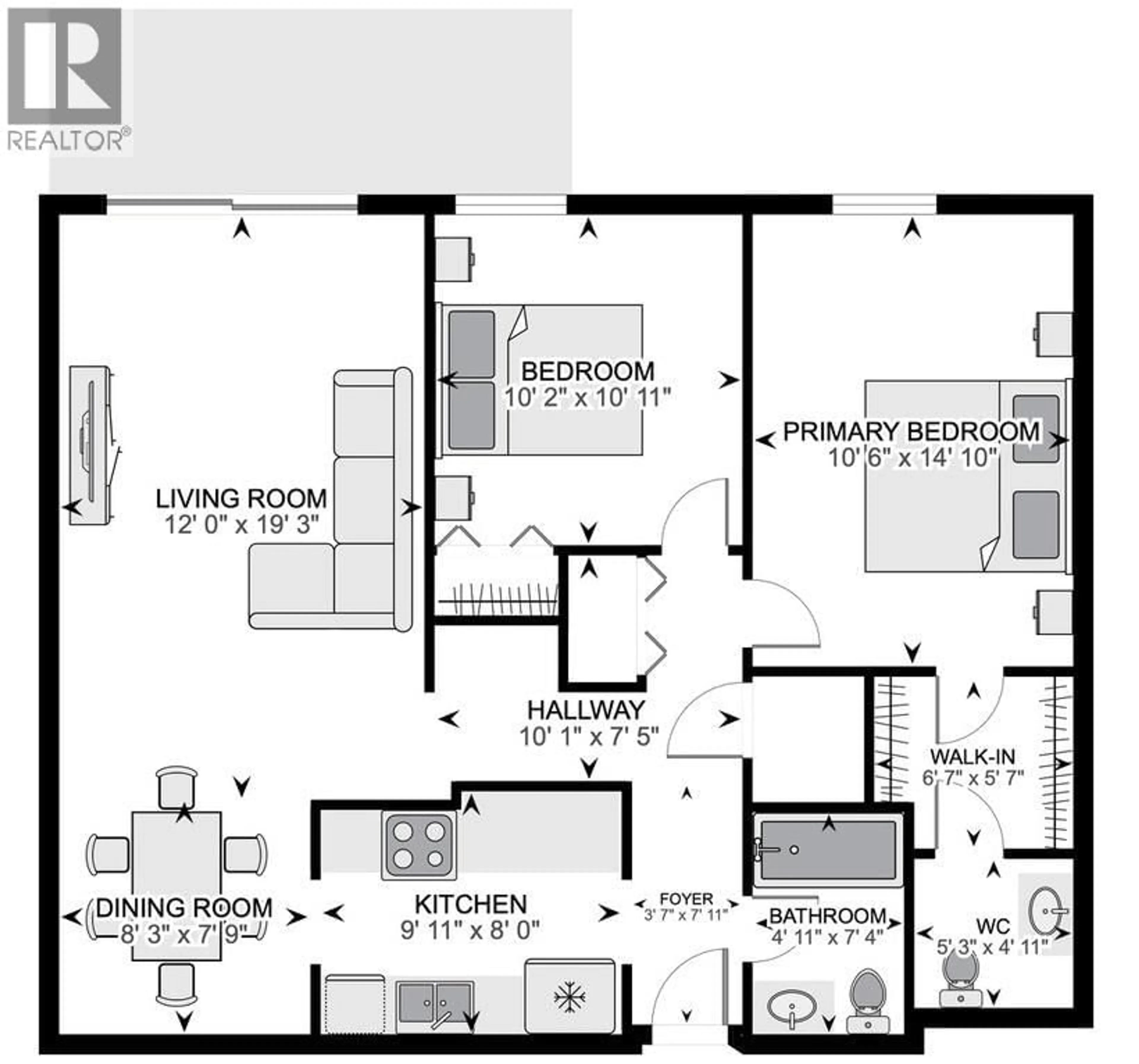 Floor plan for 121 - 8860 NO. 1 ROAD, Richmond British Columbia V7C4C1