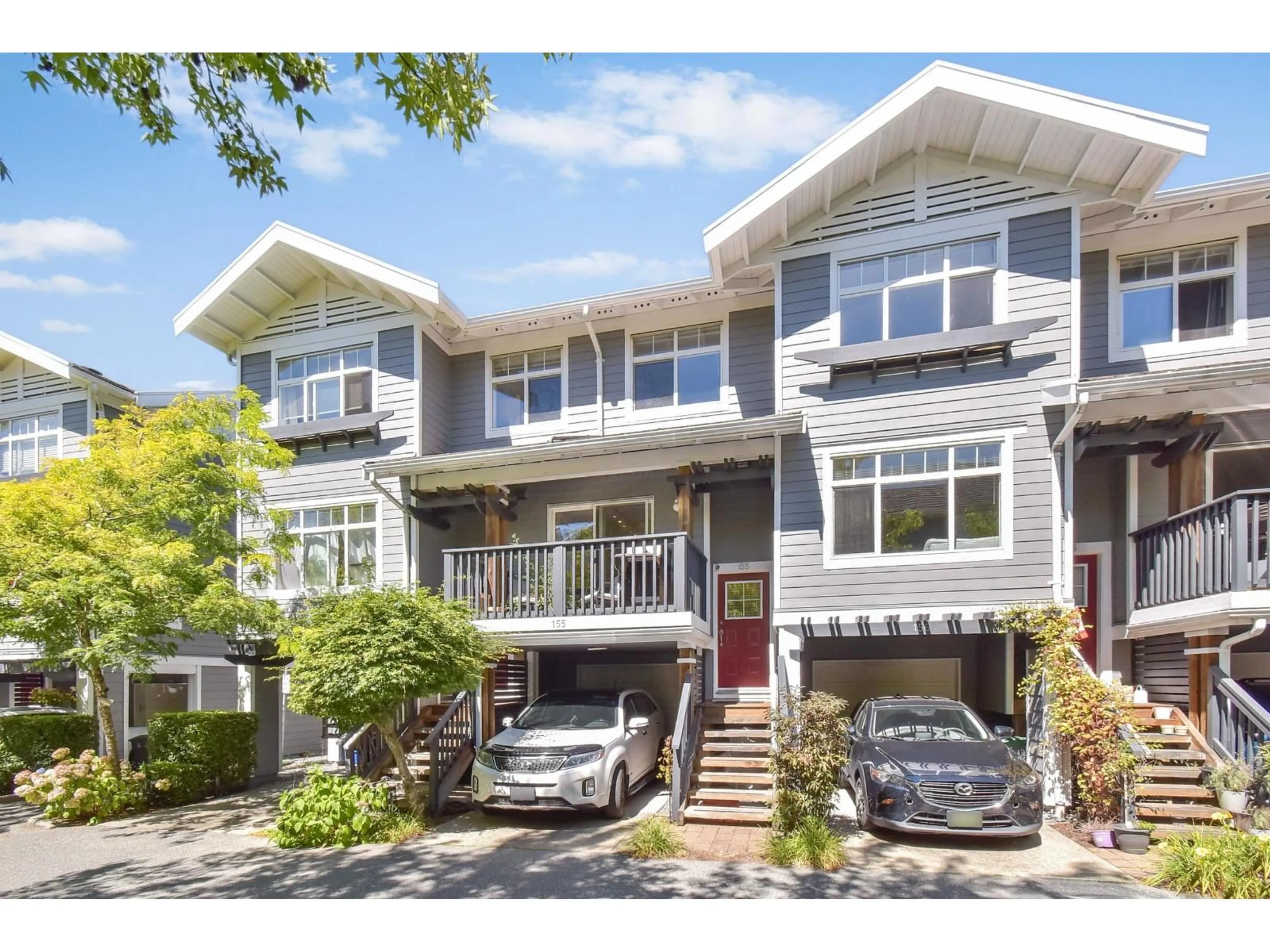 Home with vinyl exterior material, street for 155 - 15236 36, Surrey British Columbia V3Z2B3