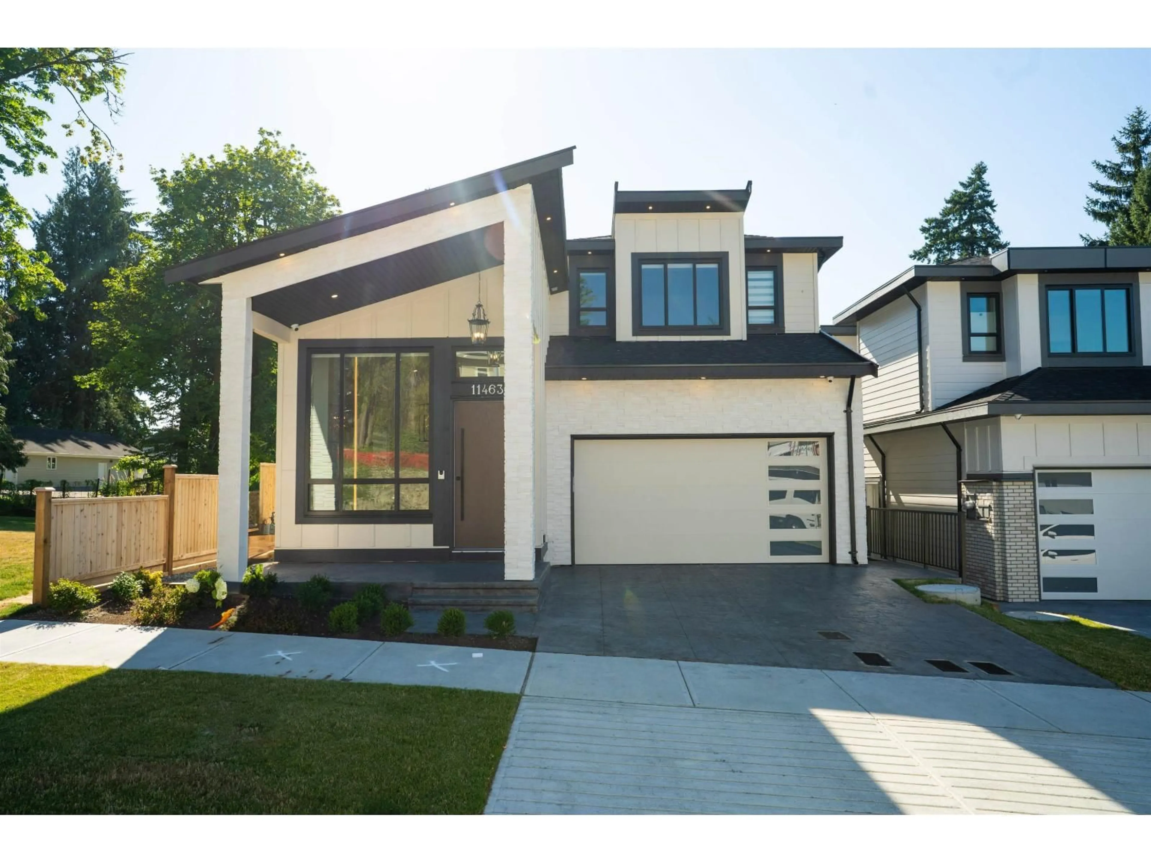 Home with brick exterior material, street for 11463 138A, Surrey British Columbia V3R0J3