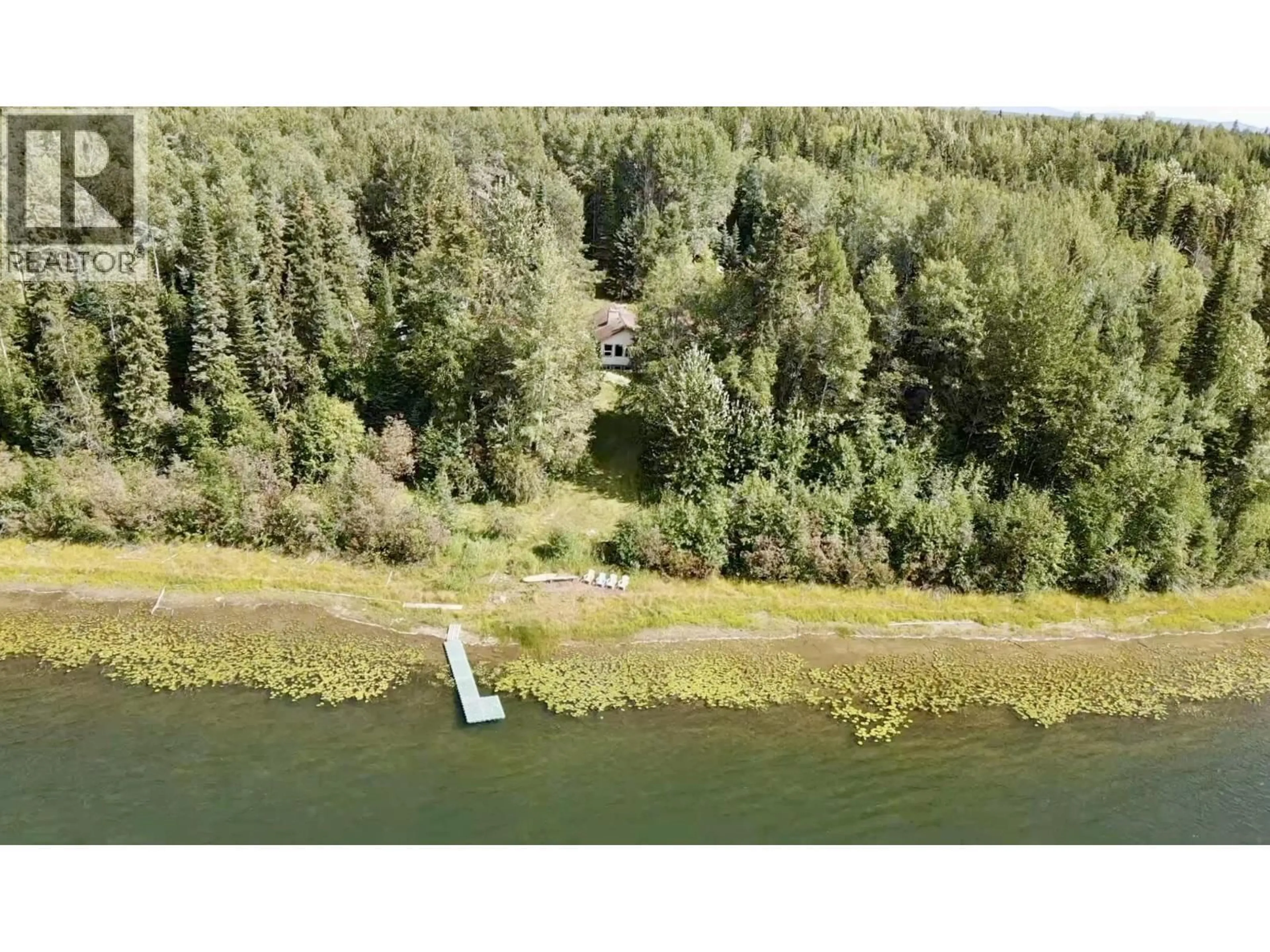 A pic from outside/outdoor area/front of a property/back of a property/a pic from drone, water/lake/river/ocean view for 17985 WOODS ROAD, Prince George British Columbia V2K5K7