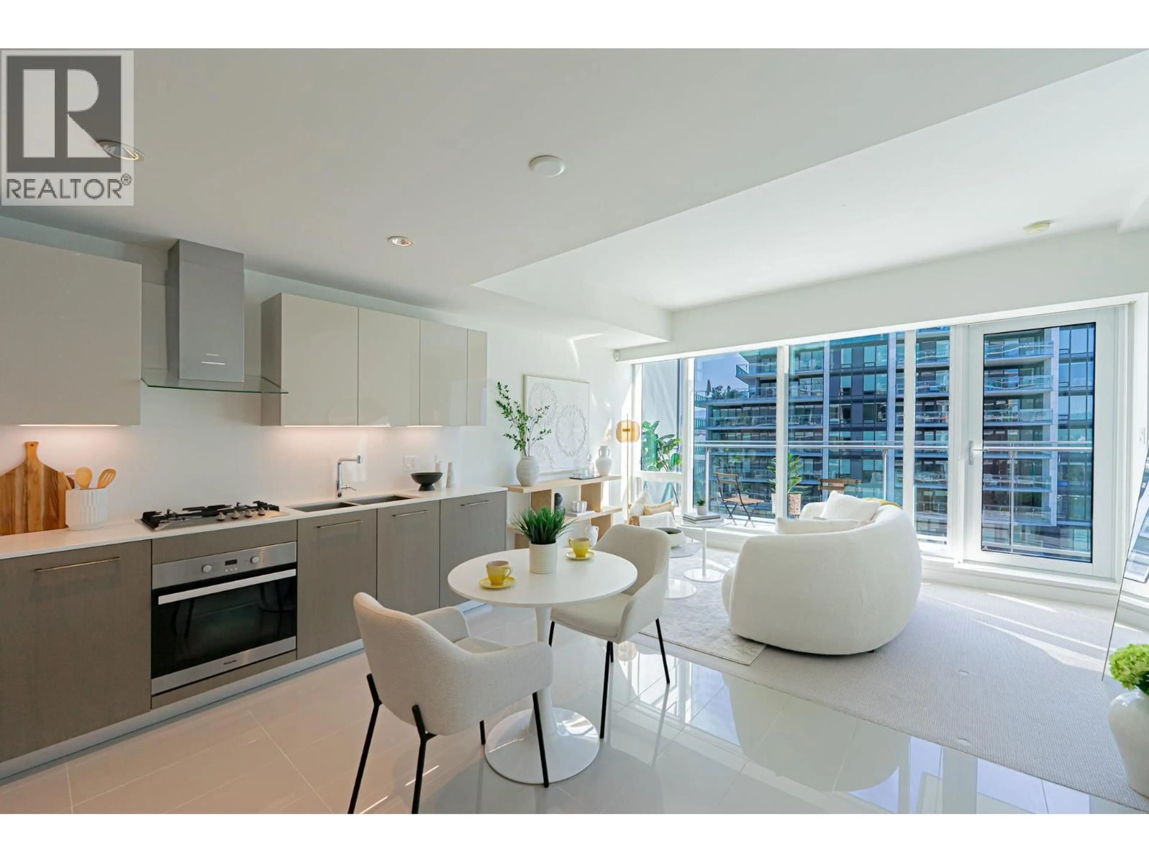Open concept kitchen, ceramic/tile floor for 606 - 6633 PEARSON WAY, Richmond British Columbia V7C0C4