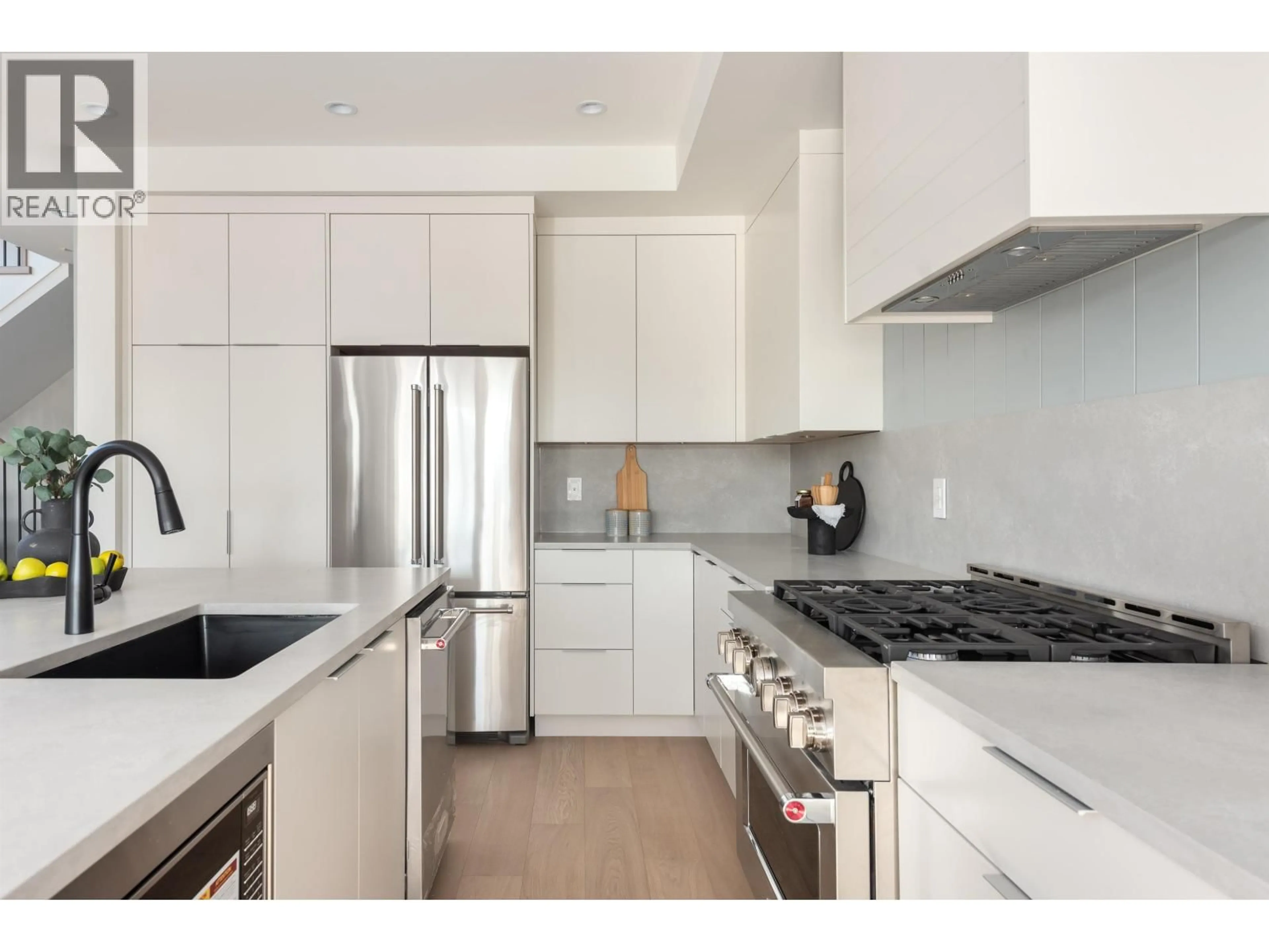 Contemporary kitchen, ceramic/tile floor for 644B GIRARD AVENUE, Coquitlam British Columbia V3K1S8