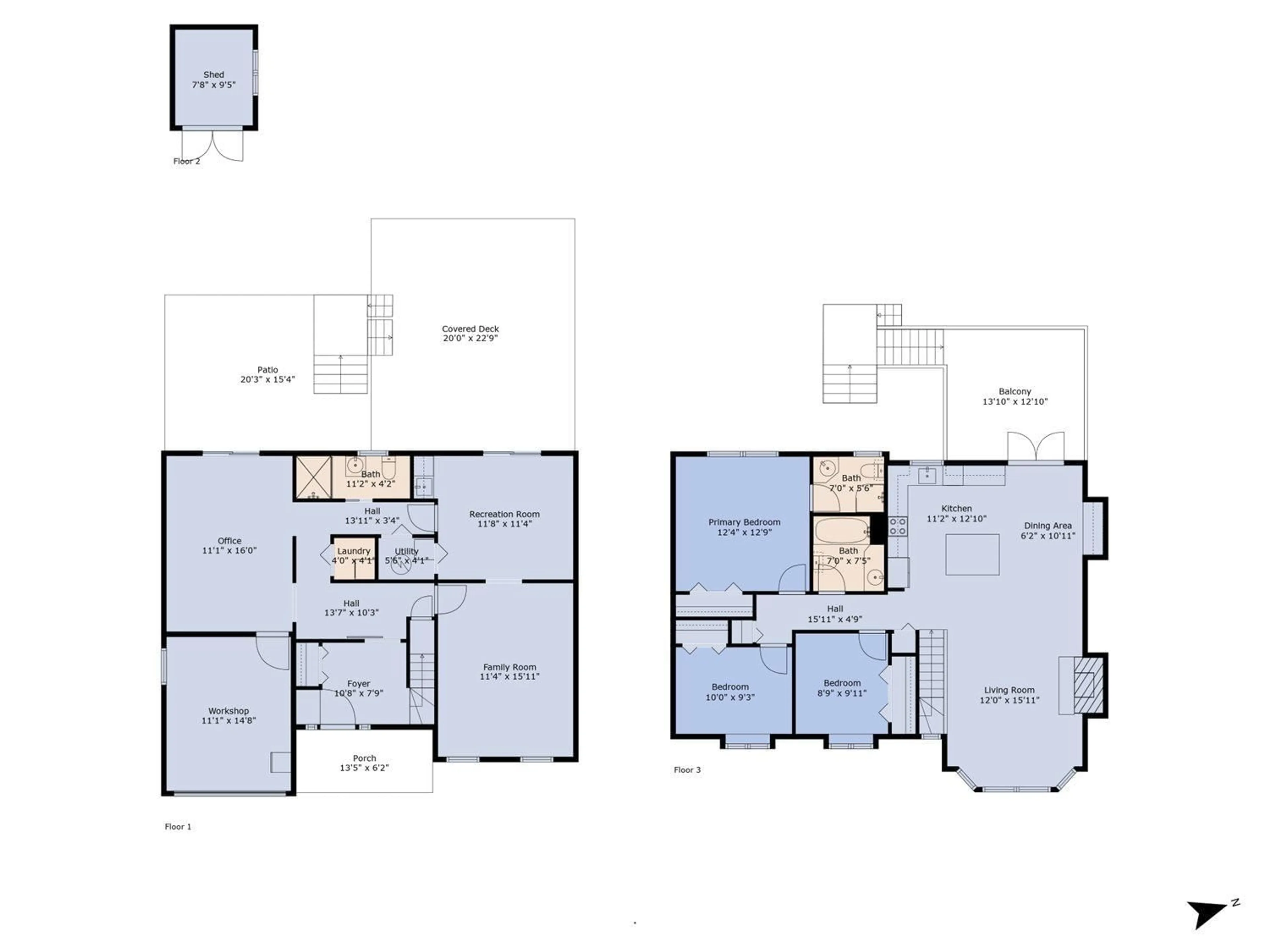 Floor plan for 8957 213, Langley British Columbia V1M1Z5