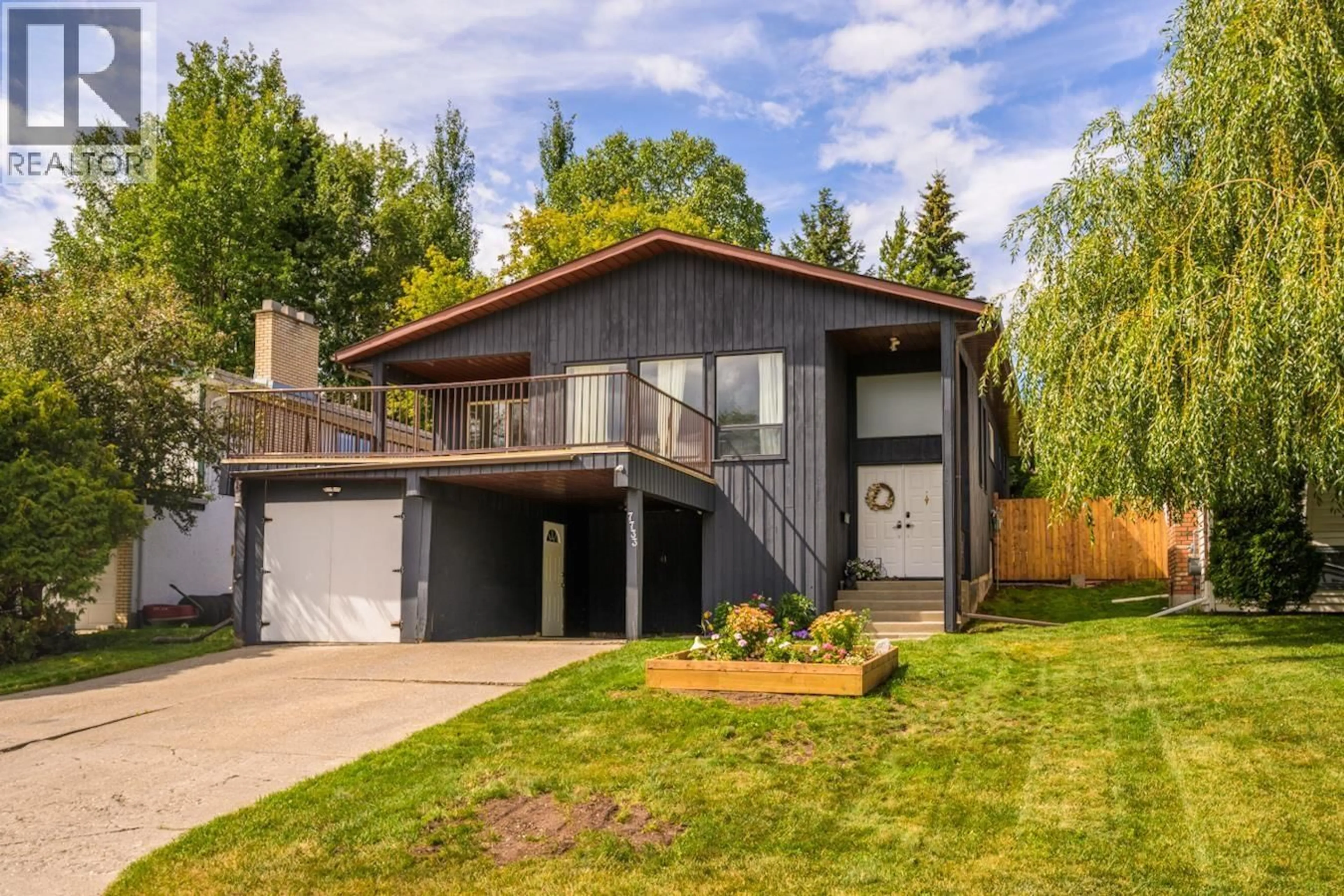 Home with vinyl exterior material, street for 7733 ST MATHEW PLACE, Prince George British Columbia V2N4B9