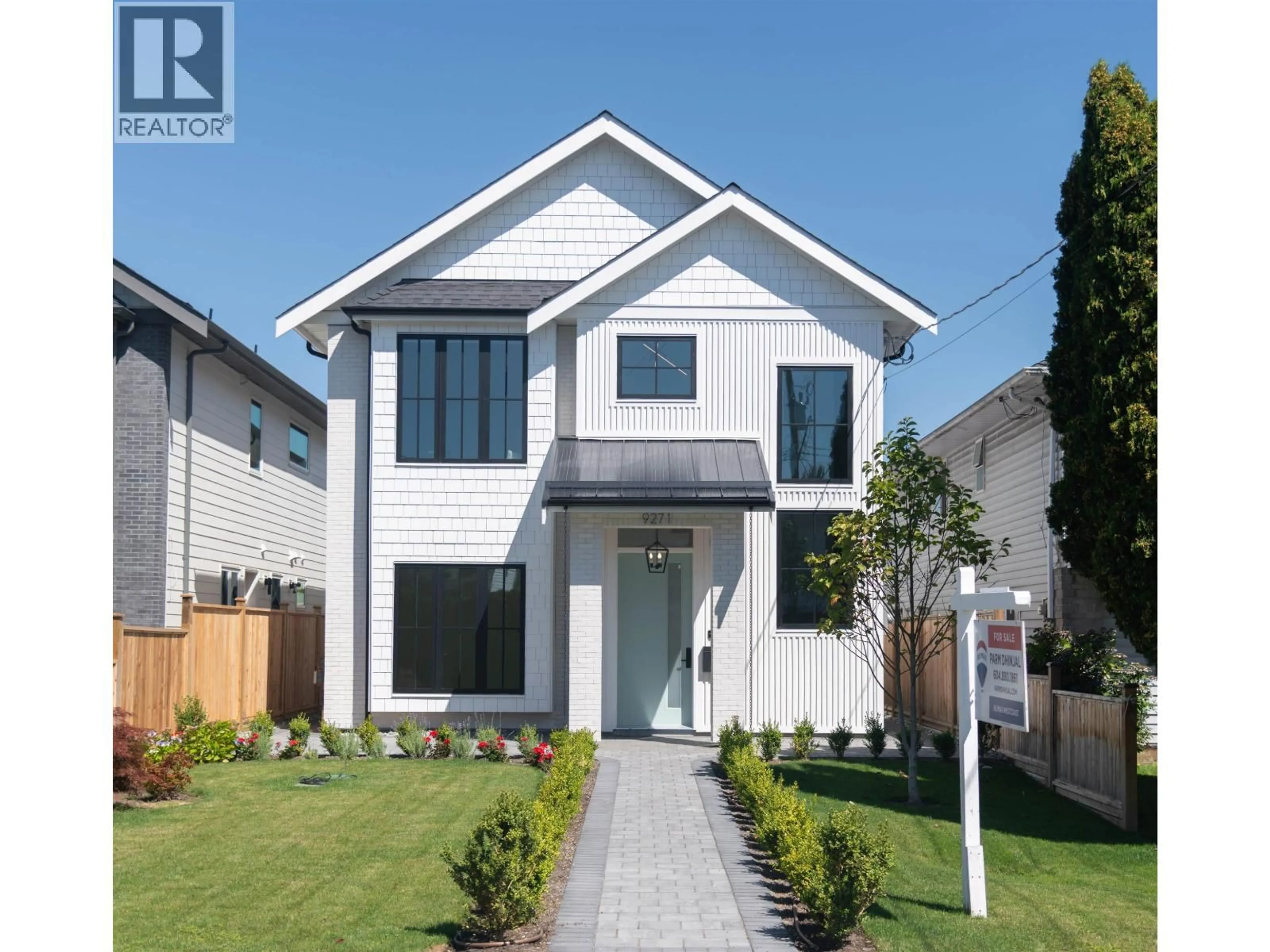 Home with vinyl exterior material, street for 9271 KILBY STREET, Richmond British Columbia V7X1P2