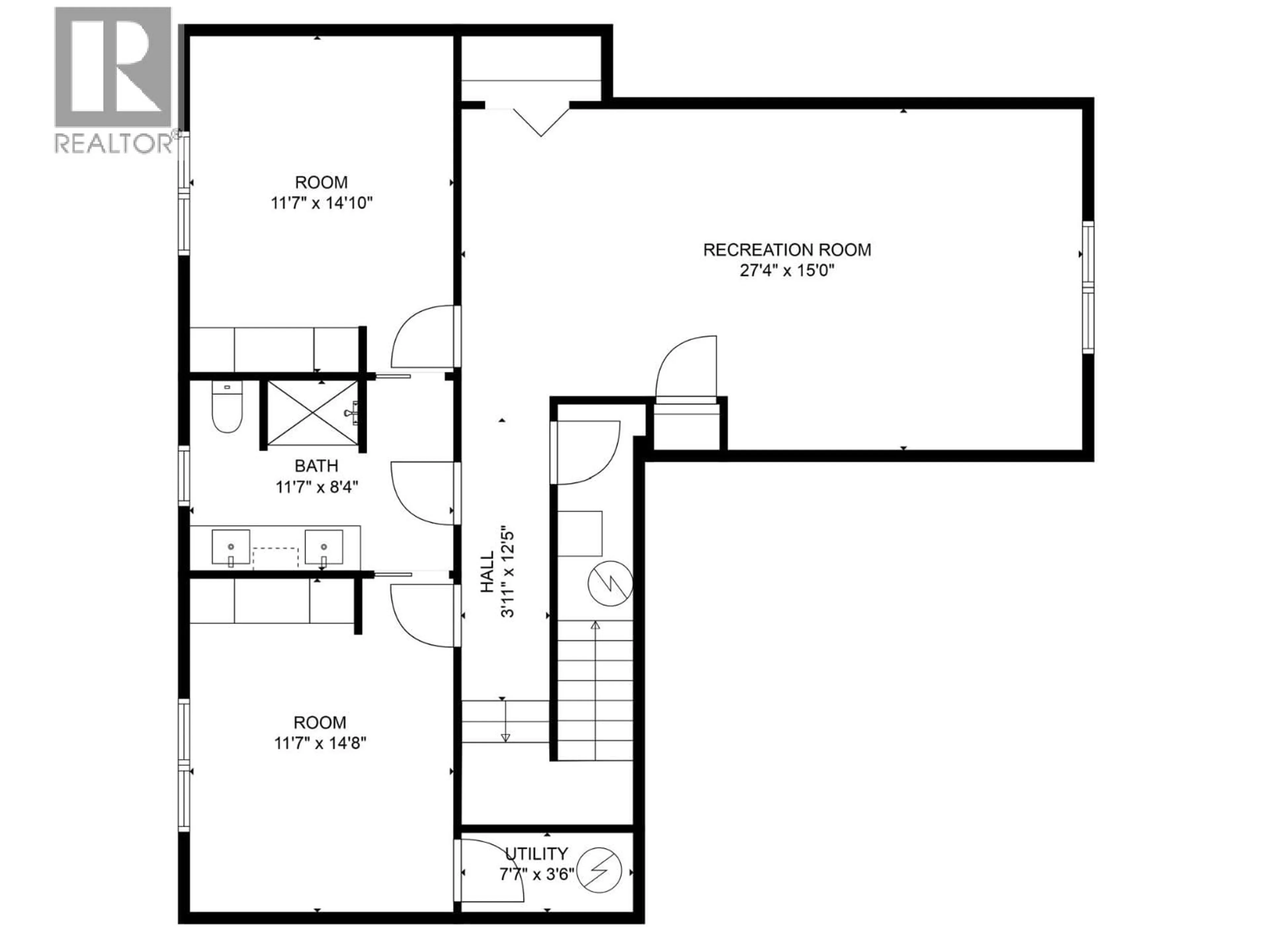 Floor plan for 10616 111 STREET, Fort St. John British Columbia V1J0N3