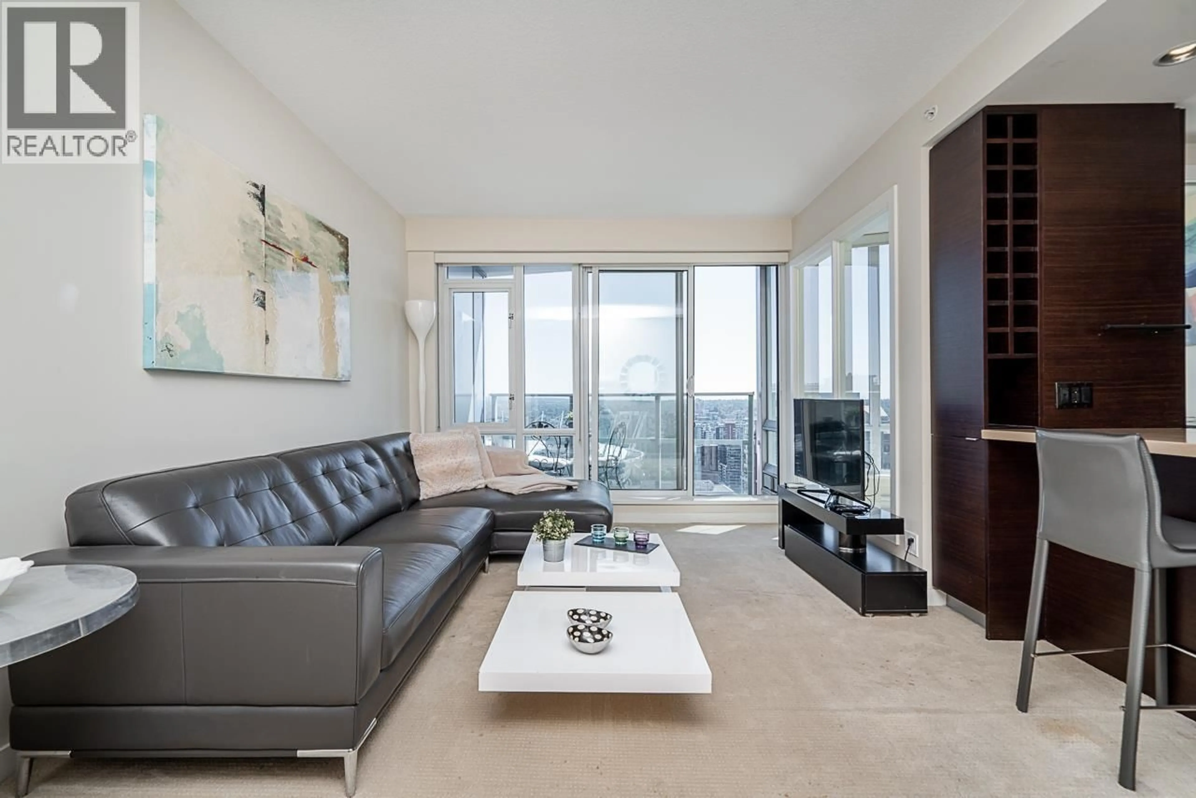 Living room with furniture, unknown for 2906 - 833 HOMER STREET, Vancouver British Columbia V6B0H4