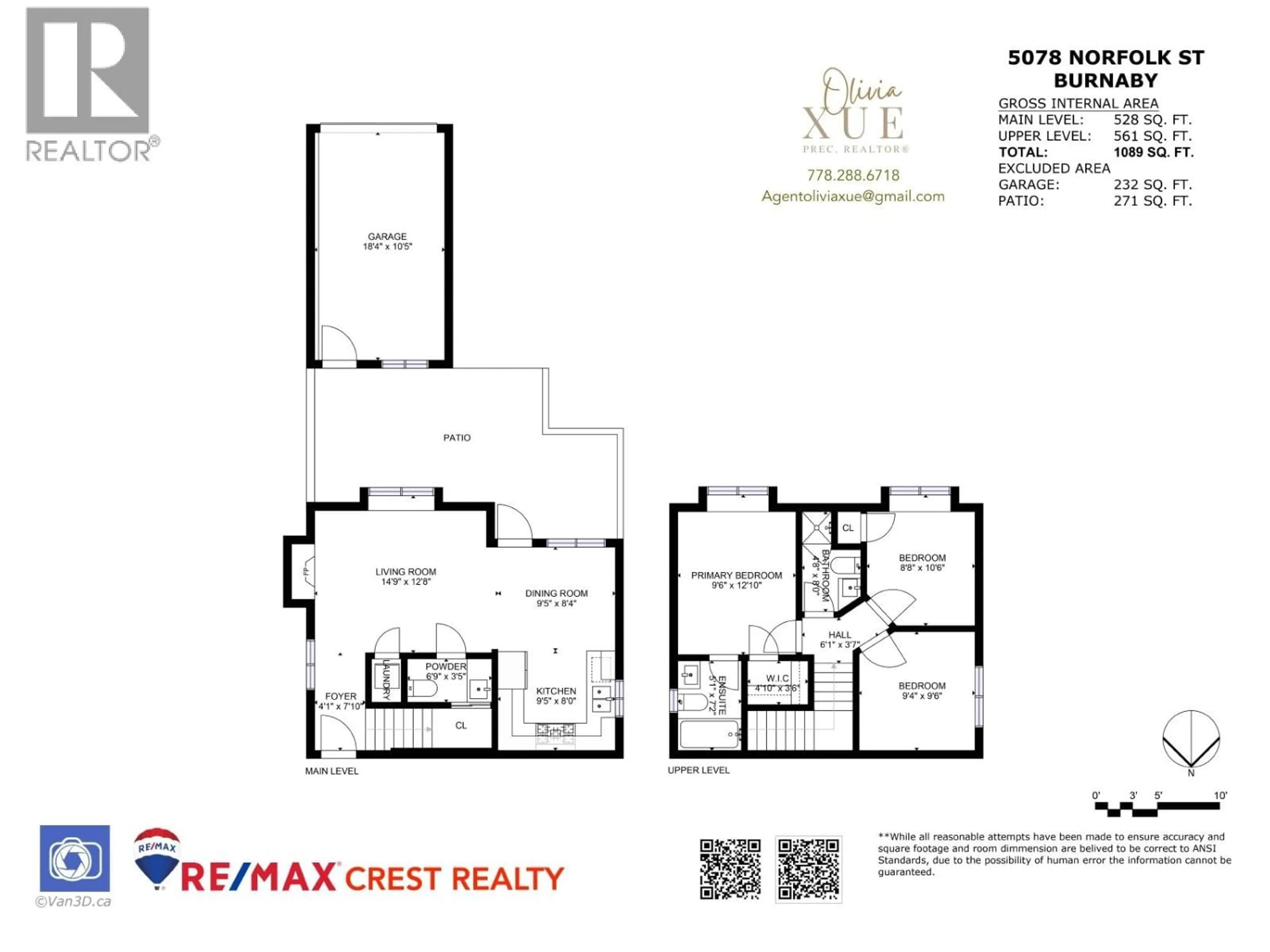 Floor plan for 5078 NORFOLK STREET, Burnaby British Columbia V5G1G1