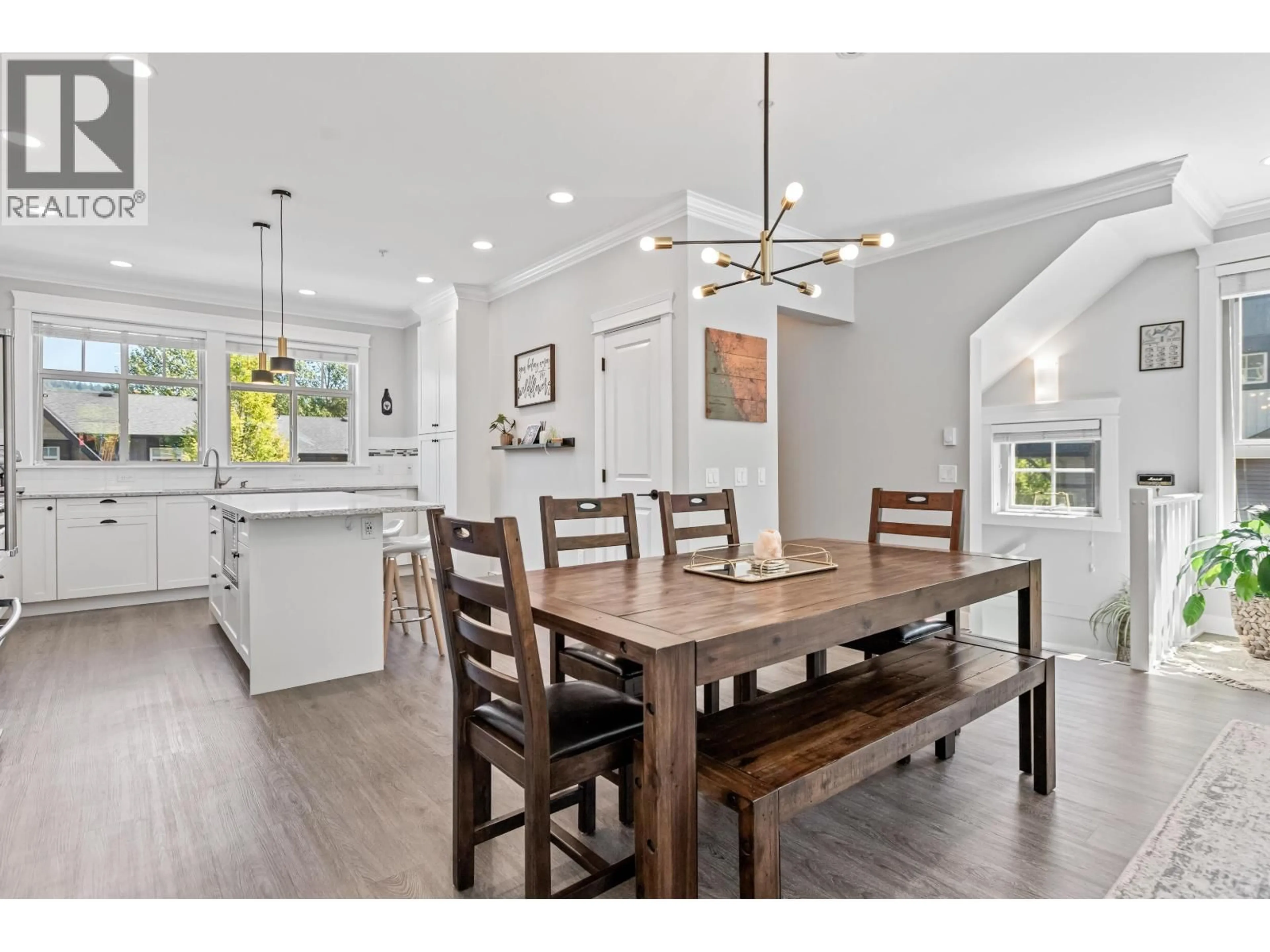Open concept kitchen, wood/laminate floor for 11 - 10525 240 STREET, Maple Ridge British Columbia V2W0J3