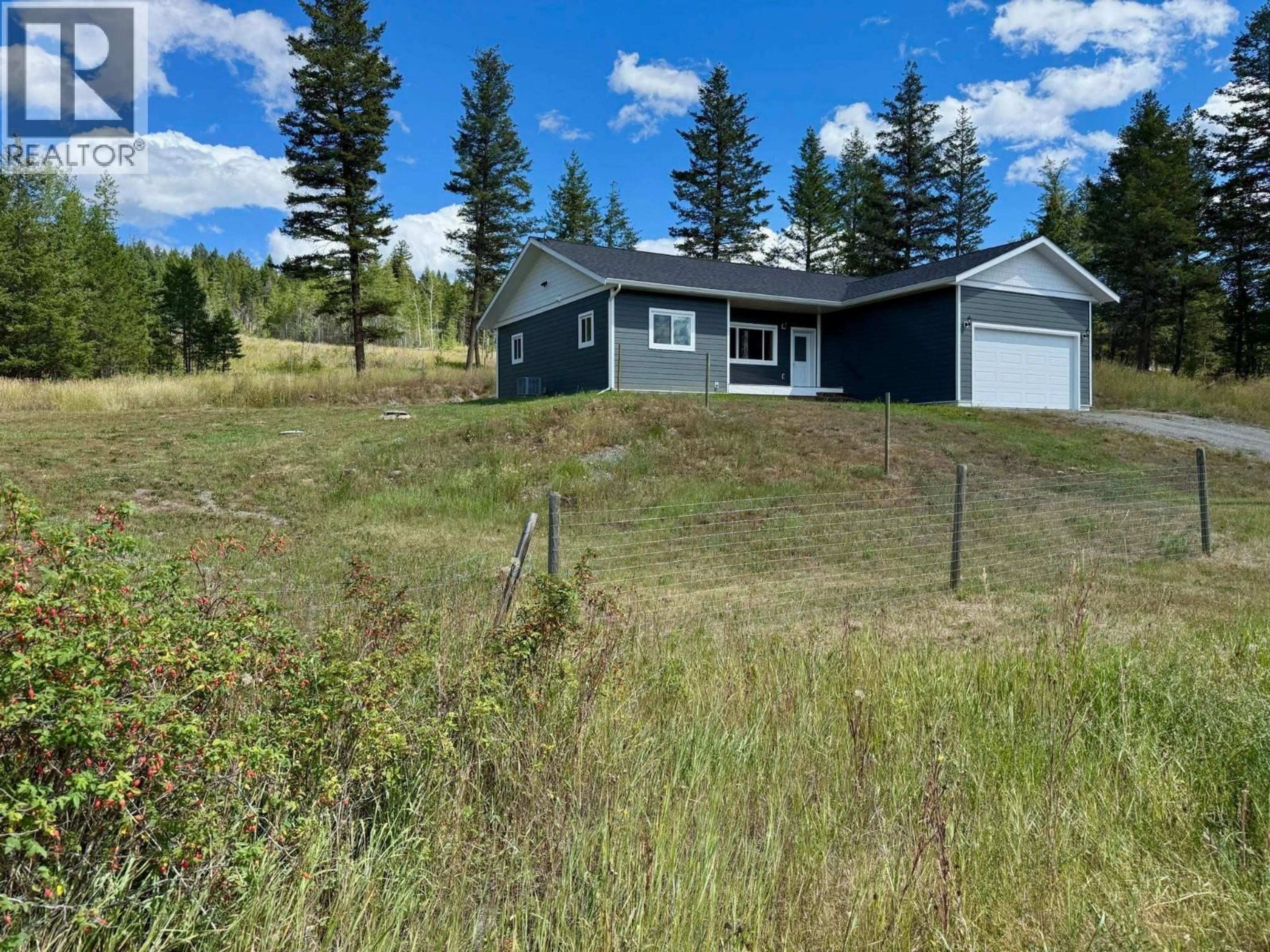 A pic from outside/outdoor area/front of a property/back of a property/a pic from drone, mountain view for 3791 DODGE ROAD, Lac La Hache British Columbia V0K1T1