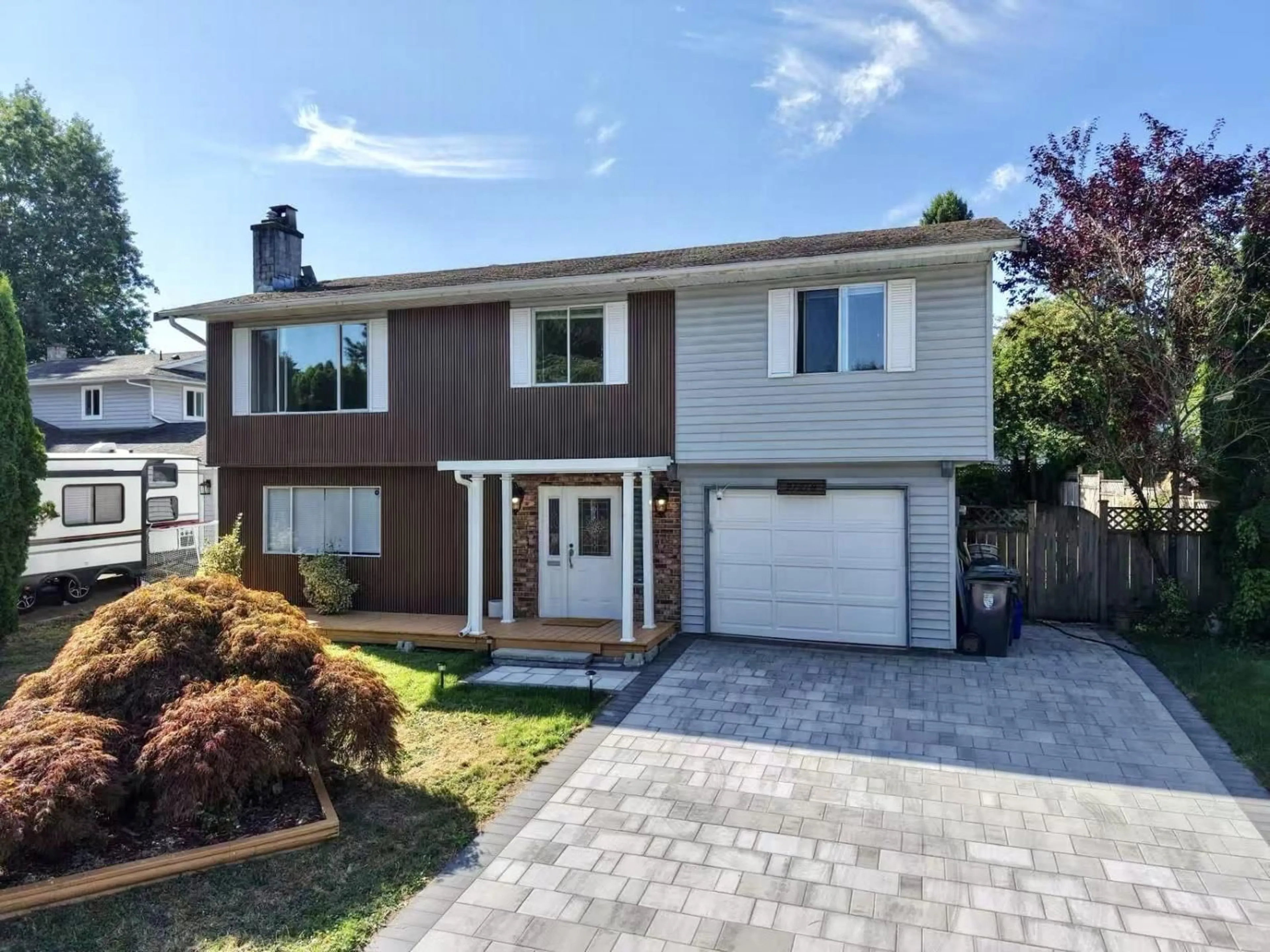 Home with vinyl exterior material, street for 21218 93, Langley British Columbia V1M1K3