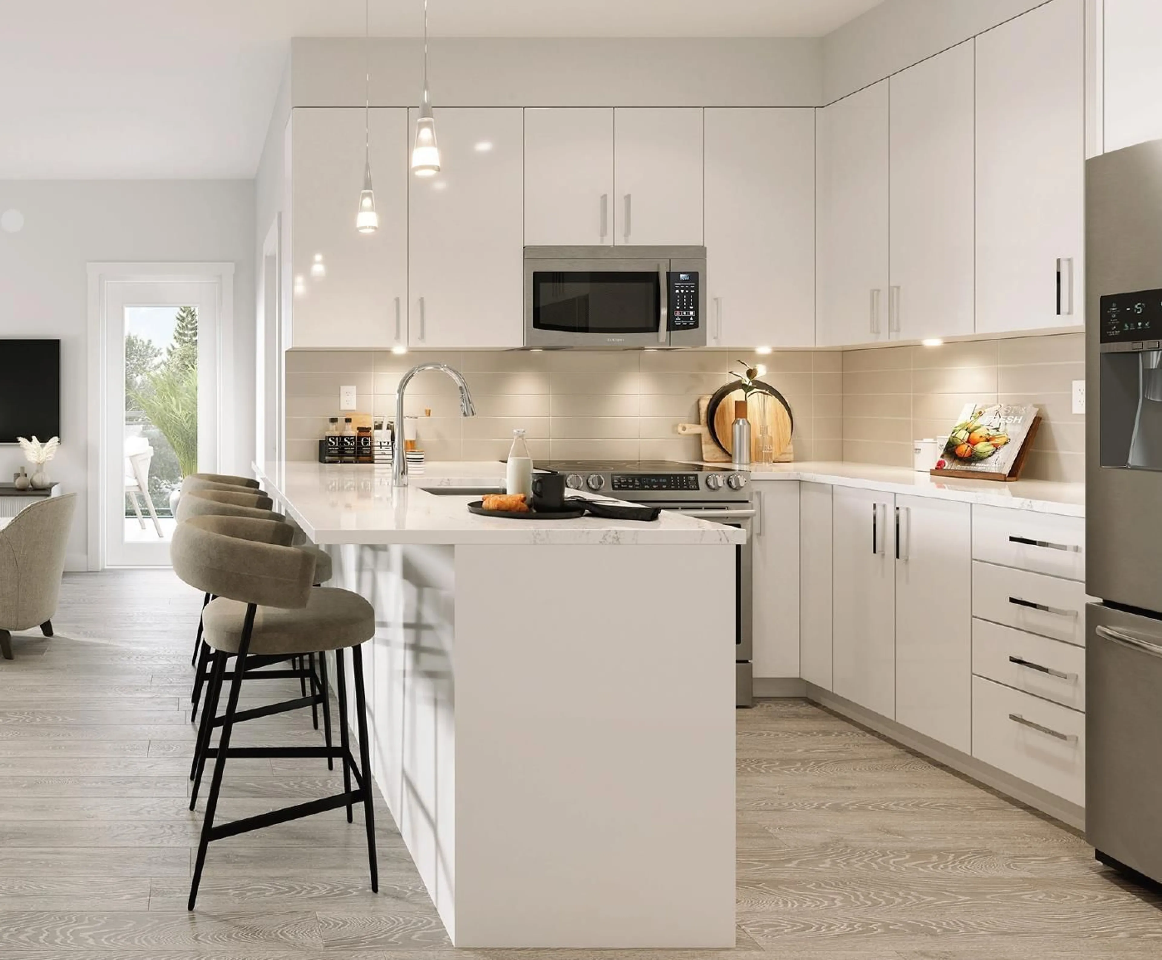 Contemporary kitchen, unknown for 611 - 33886 PINE, Abbotsford British Columbia V2S2P3