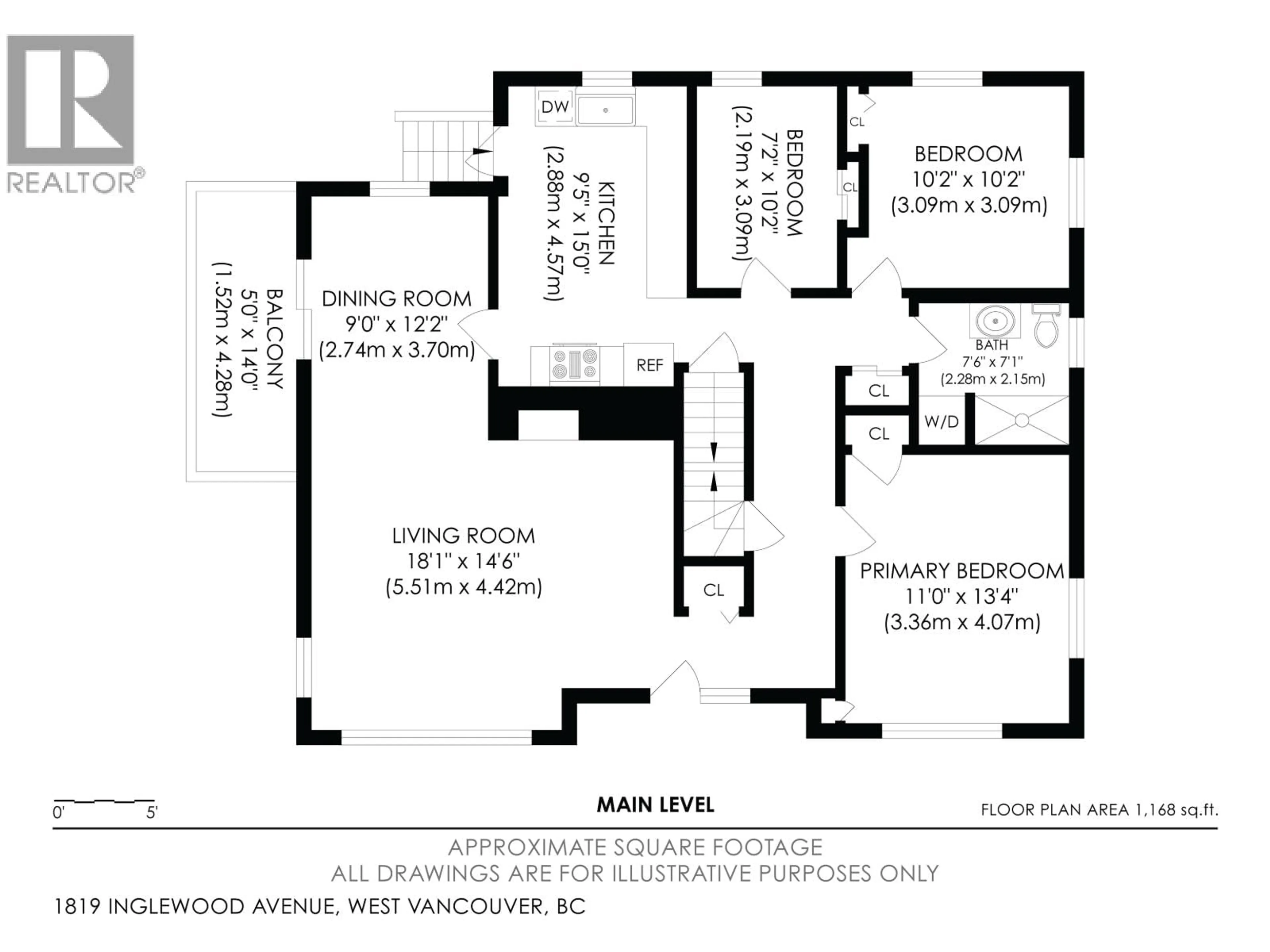 Floor plan for 1819 INGLEWOOD AVENUE, West Vancouver British Columbia V7V1Y8