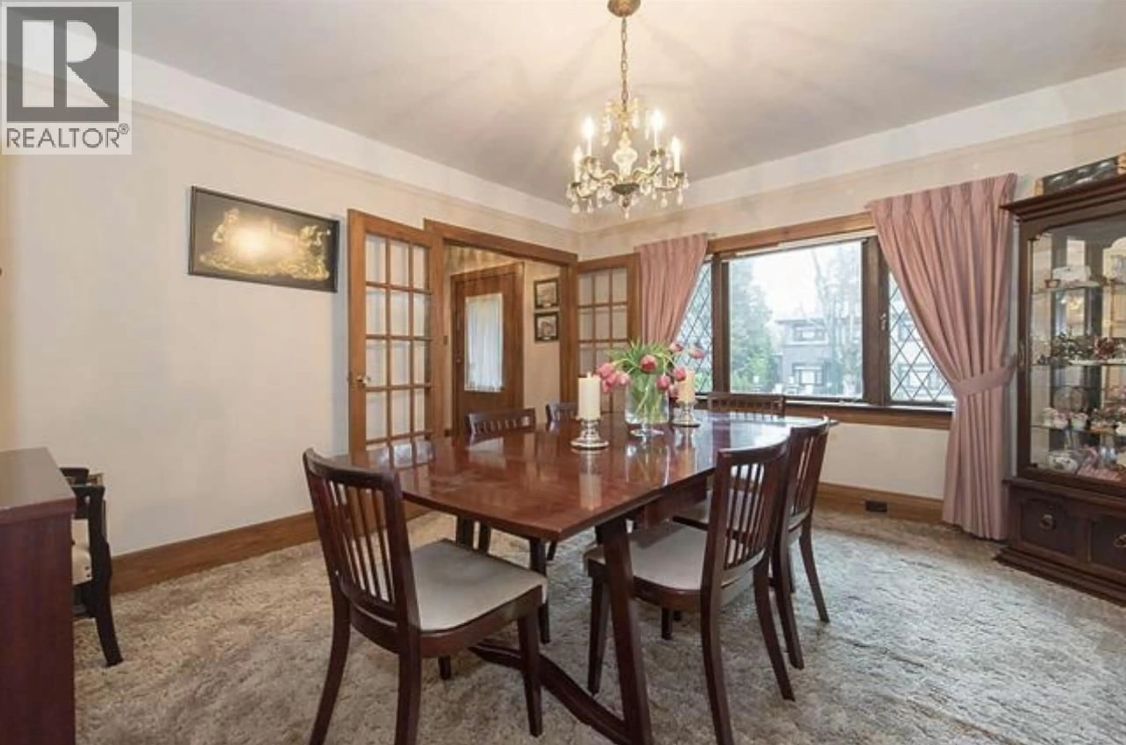 Dining room, wood/laminate floor for 5870 CARTIER STREET, Vancouver British Columbia V6M3A7