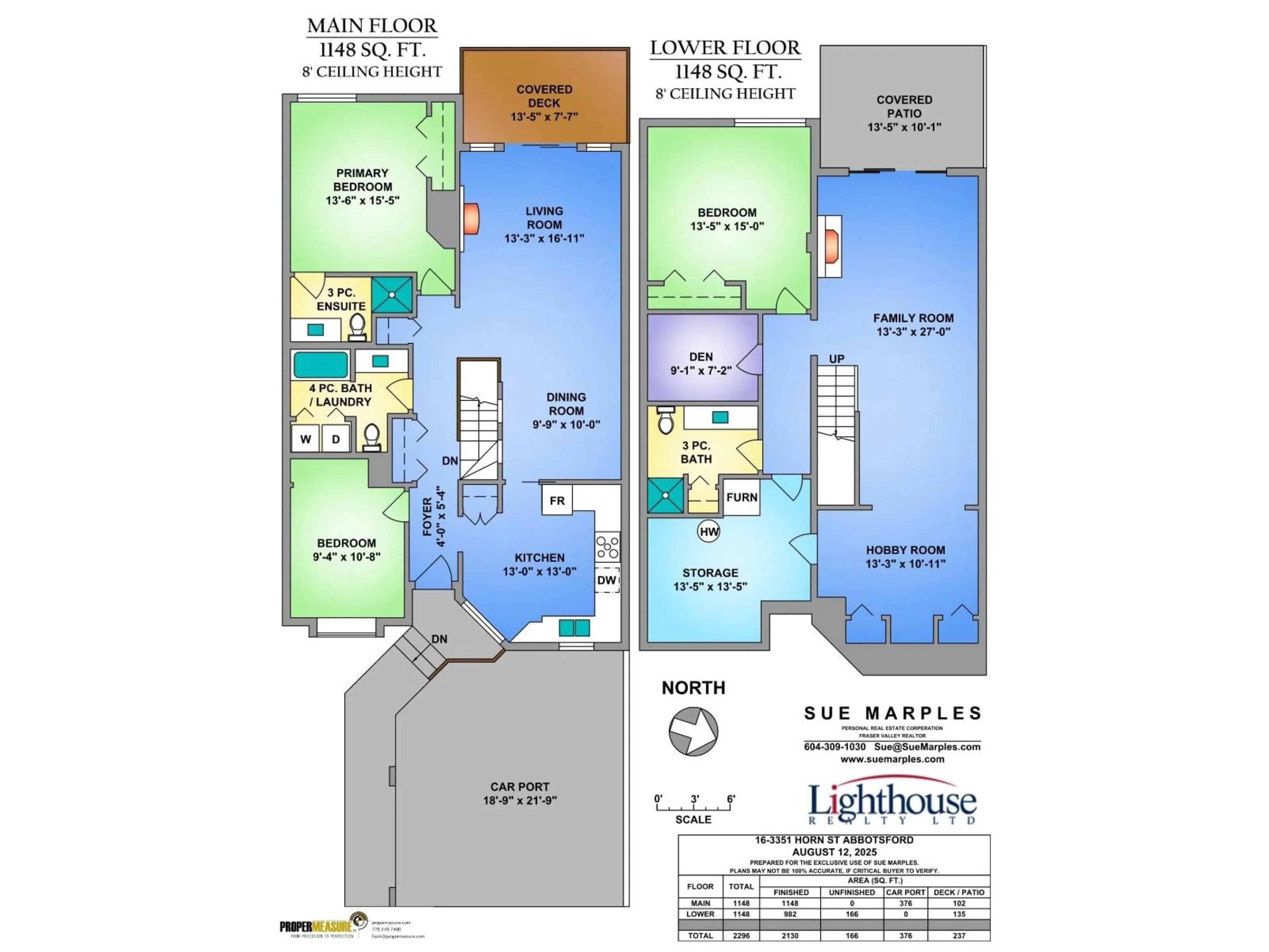 Floor plan for 16 - 3351 HORN, Abbotsford British Columbia V2S4N3