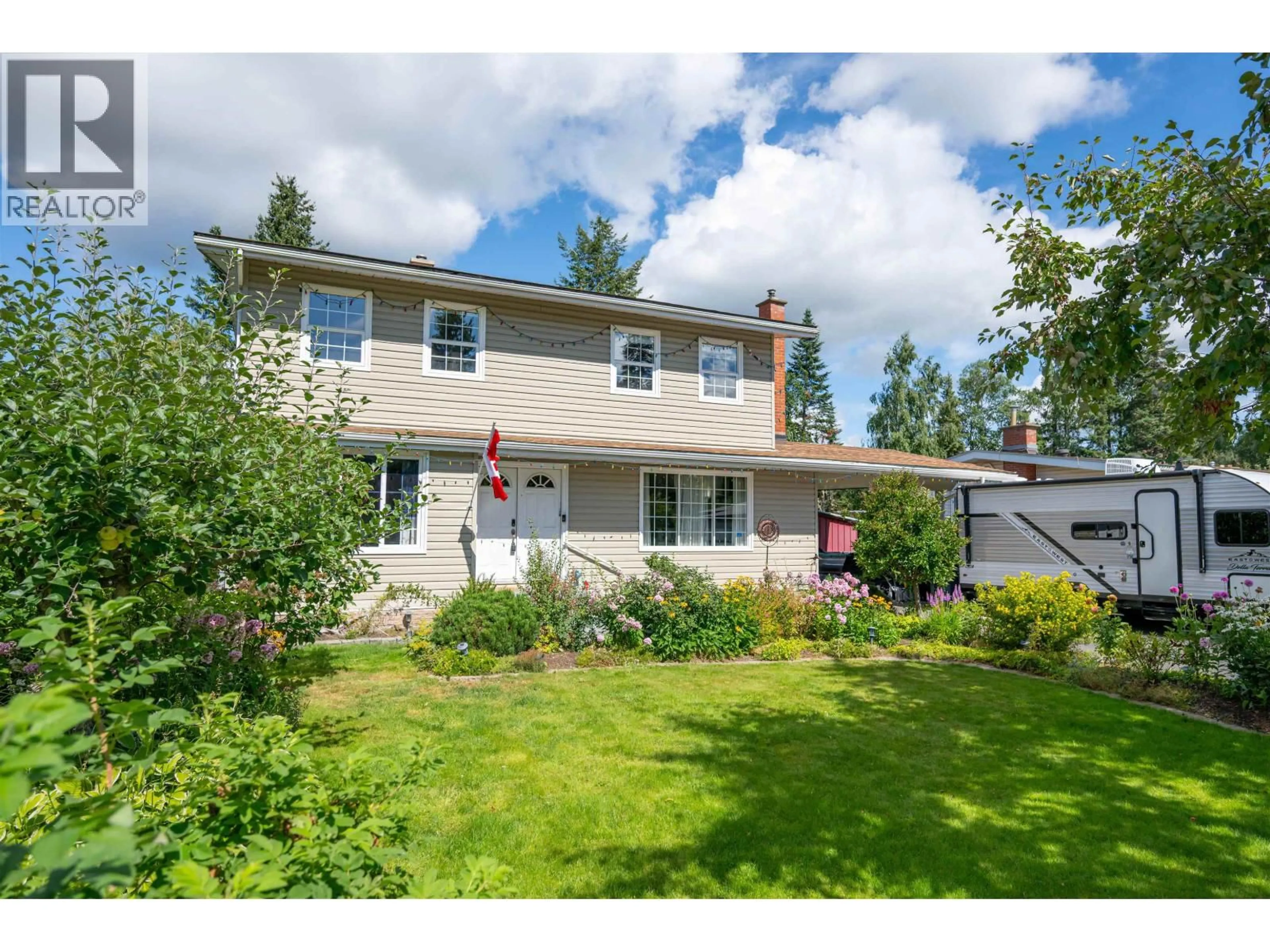 A pic from outside/outdoor area/front of a property/back of a property/a pic from drone, street for 2660 HAMMOND AVENUE, Prince George British Columbia V2M1A5