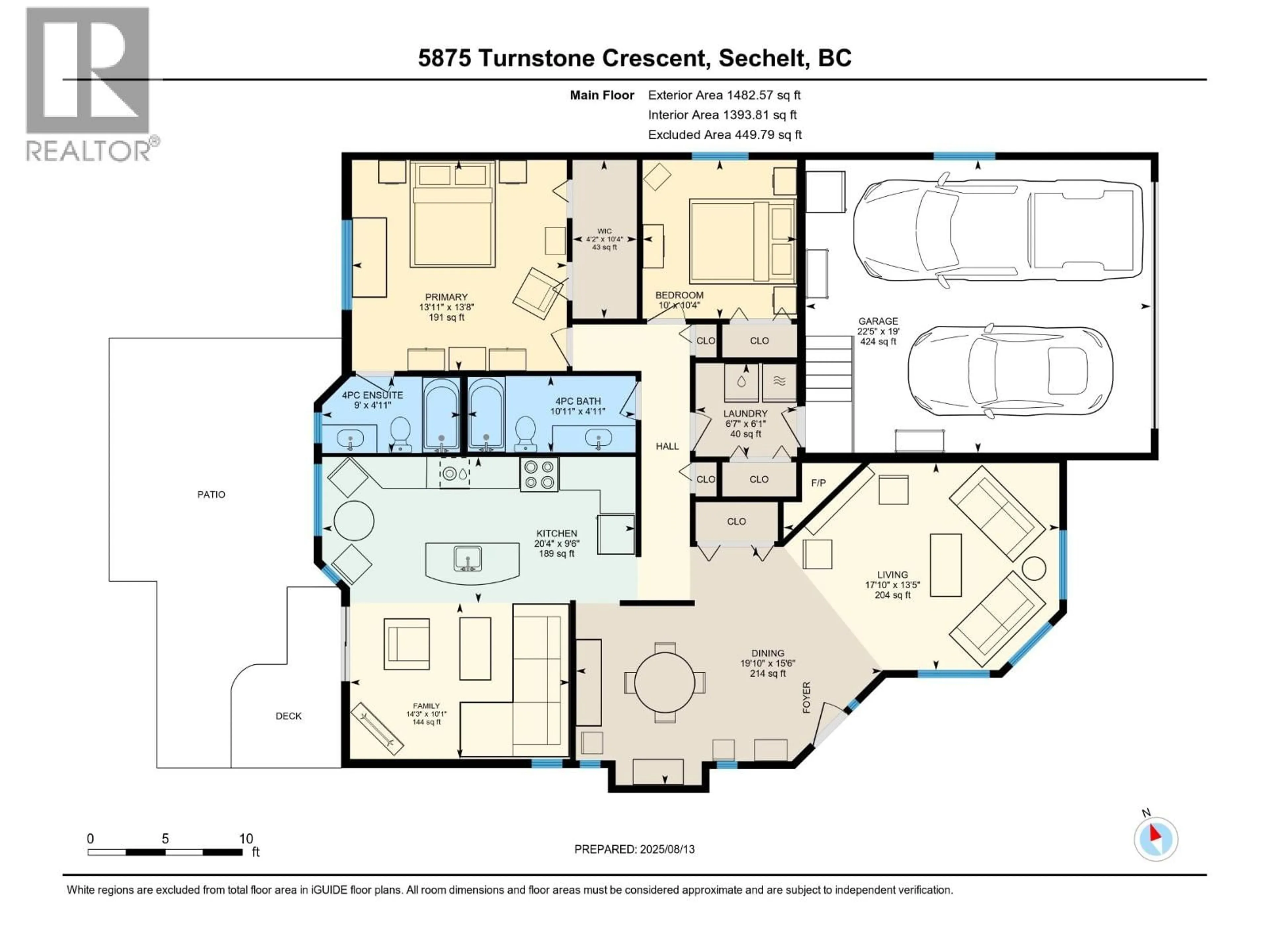 Floor plan for 5875 TURNSTONE CRESCENT, Sechelt British Columbia V7Z0L9