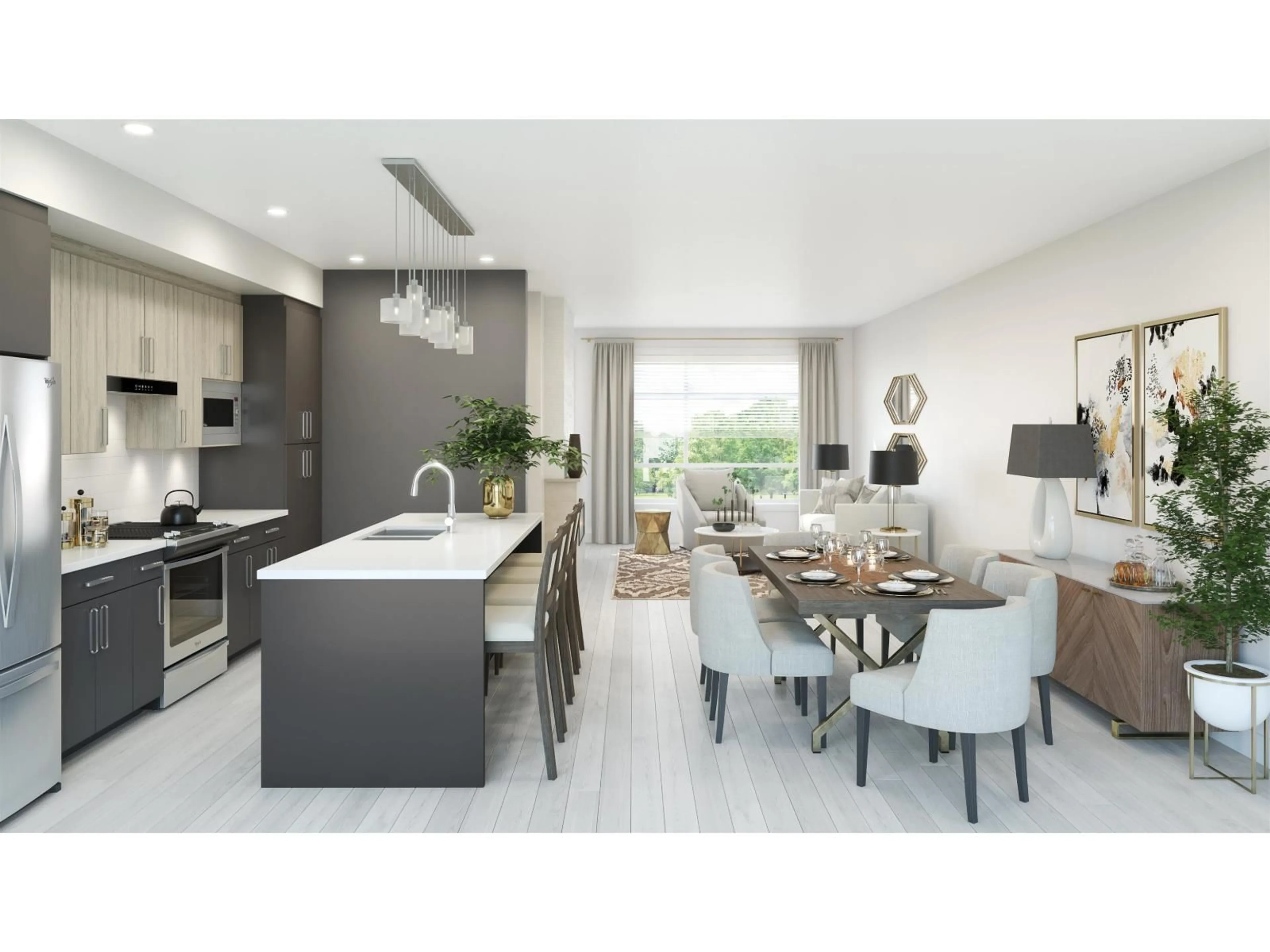 Open concept kitchen, unknown for 214 - 46150 THOMAS ROAD, Sardis British Columbia V2R6B3