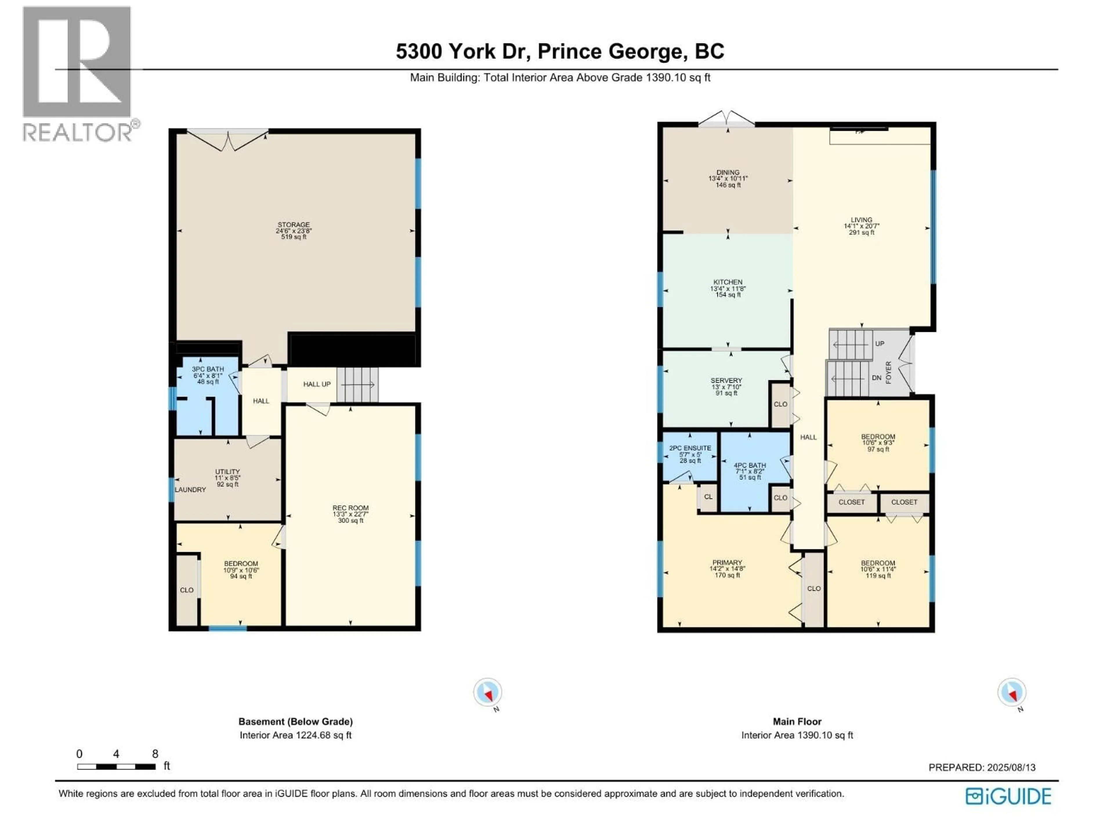 Floor plan for 5300 YORK DRIVE, Prince George British Columbia V2N2A5