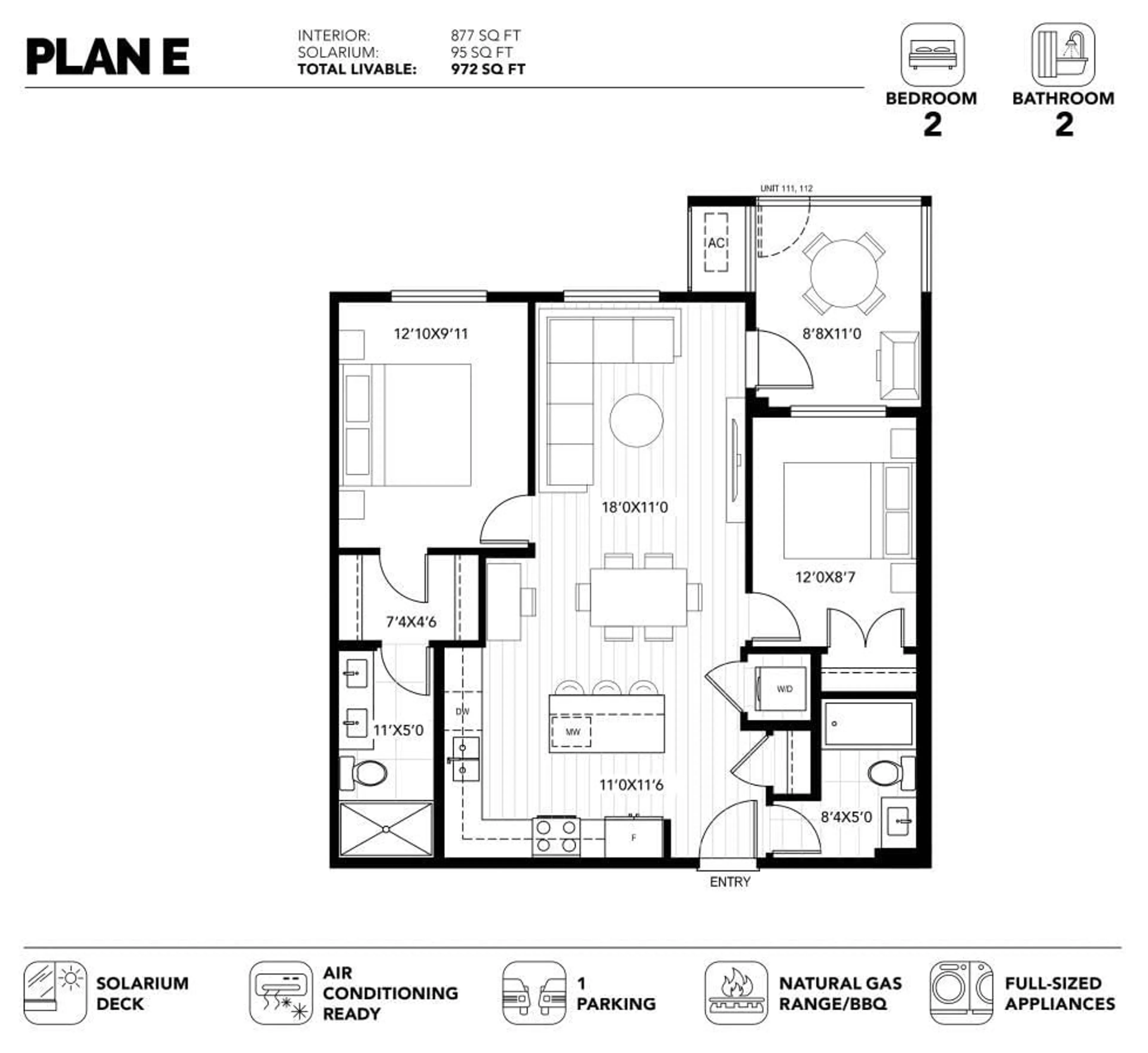 Floor plan for 212 - 19911 76, Langley British Columbia V2Y1S2