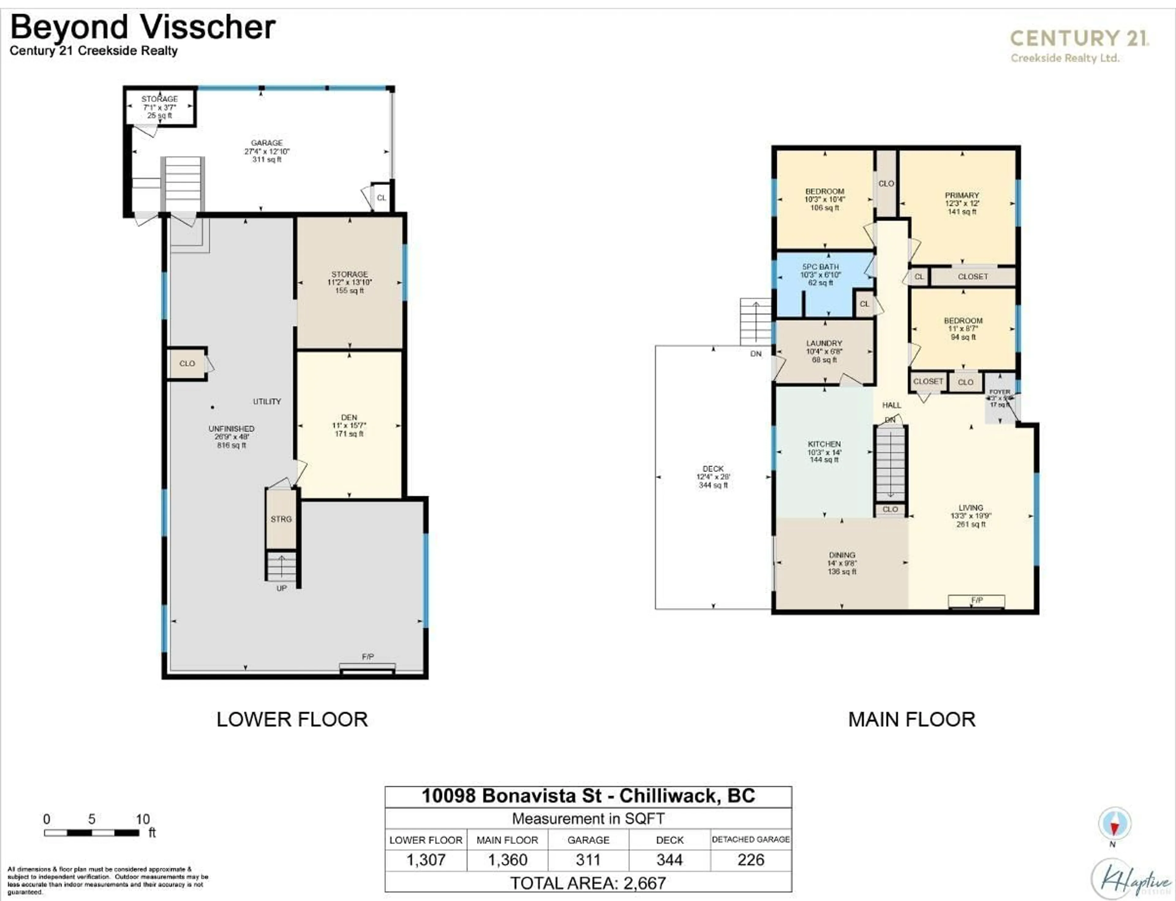 Floor plan for 10098 BONAVISTA STREET, Chilliwack British Columbia V2P5B9