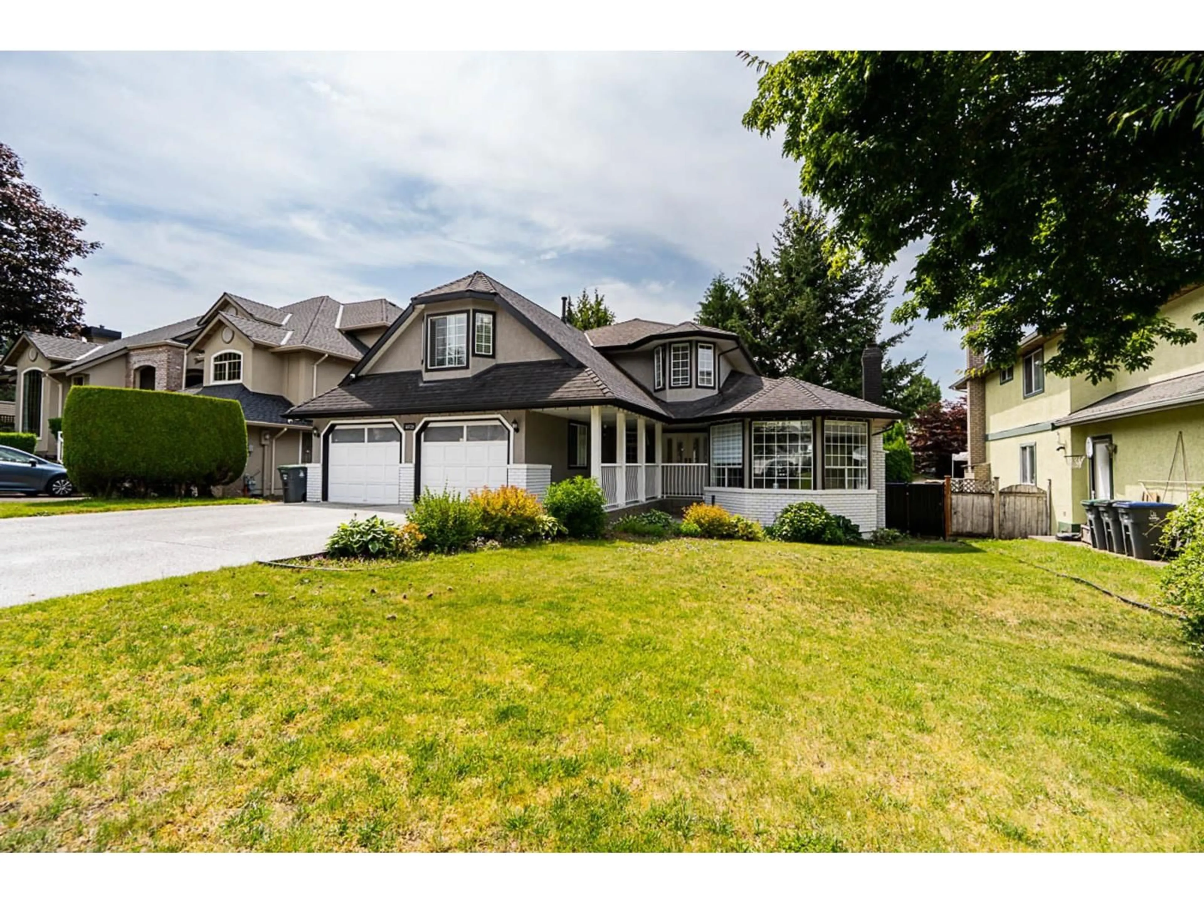 Home with vinyl exterior material, street for 14926 83A, Surrey British Columbia V3S7S2
