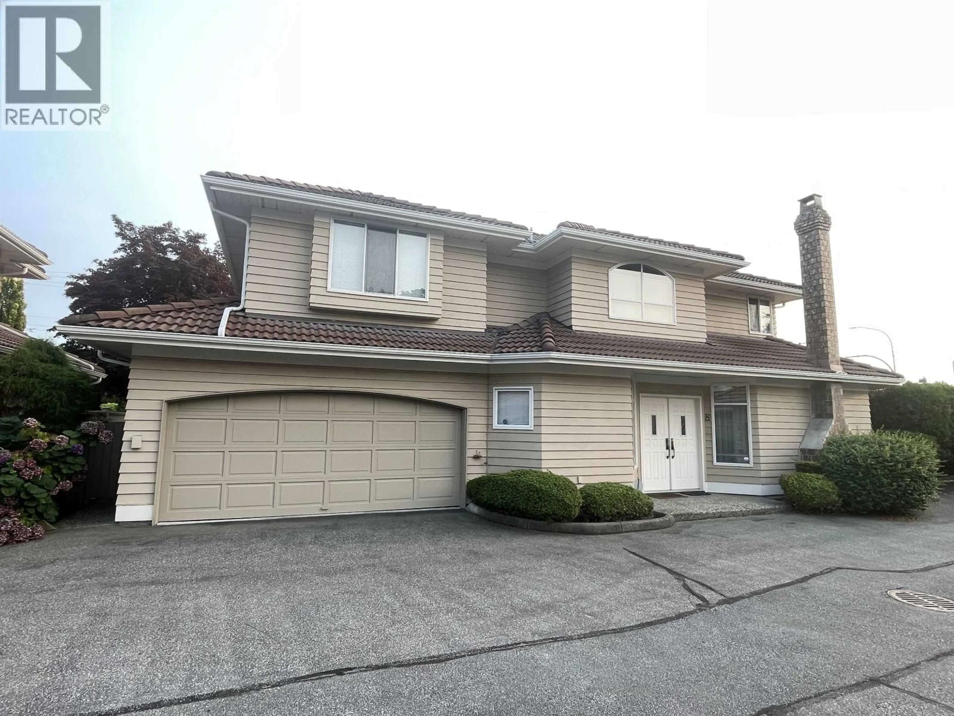 Home with vinyl exterior material, street for 8 - 6031 FRANCIS ROAD, Richmond British Columbia V7C1K4