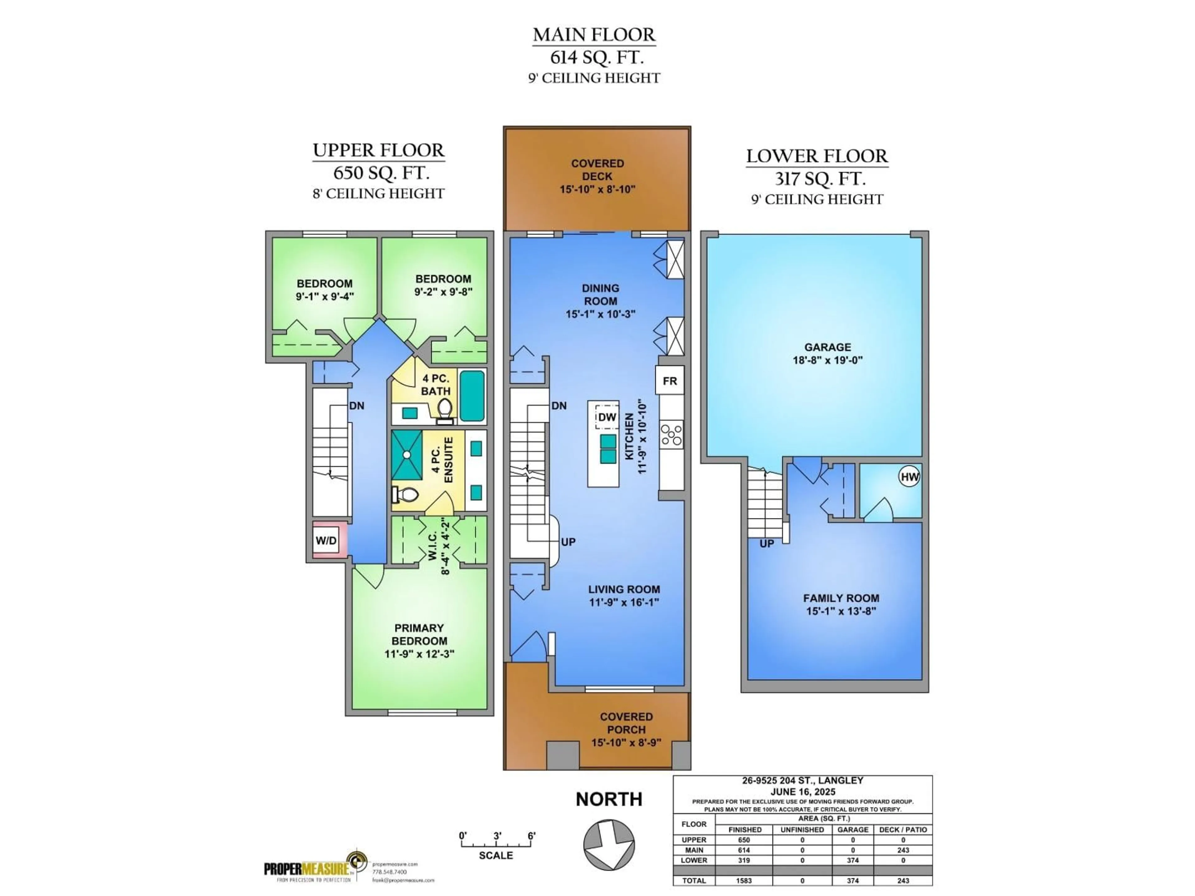 Floor plan for 26 - 9525 204, Langley British Columbia V1M0B9