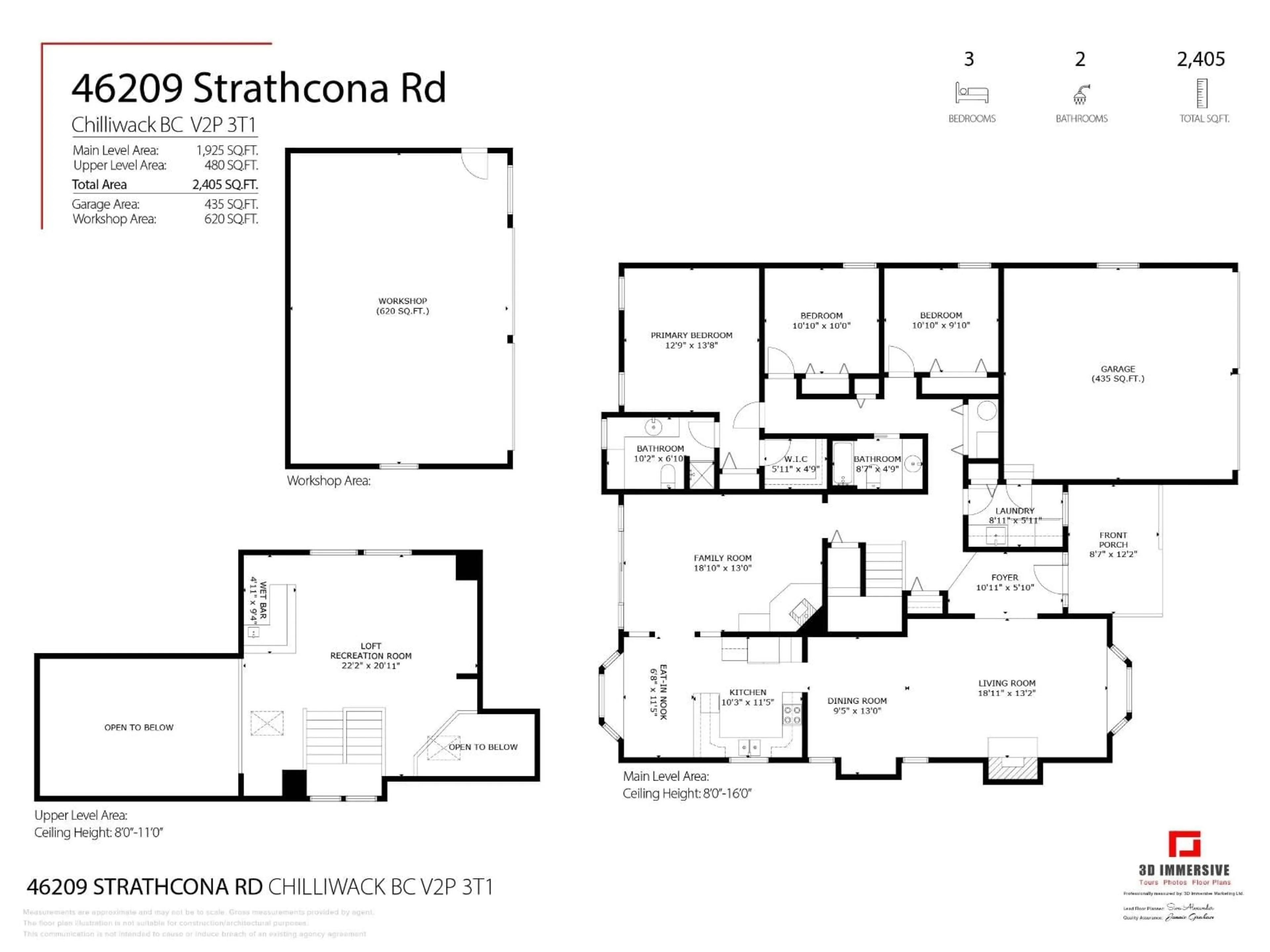 Floor plan for 46209 STRATHCONA ROAD, Chilliwack British Columbia V2P3T1