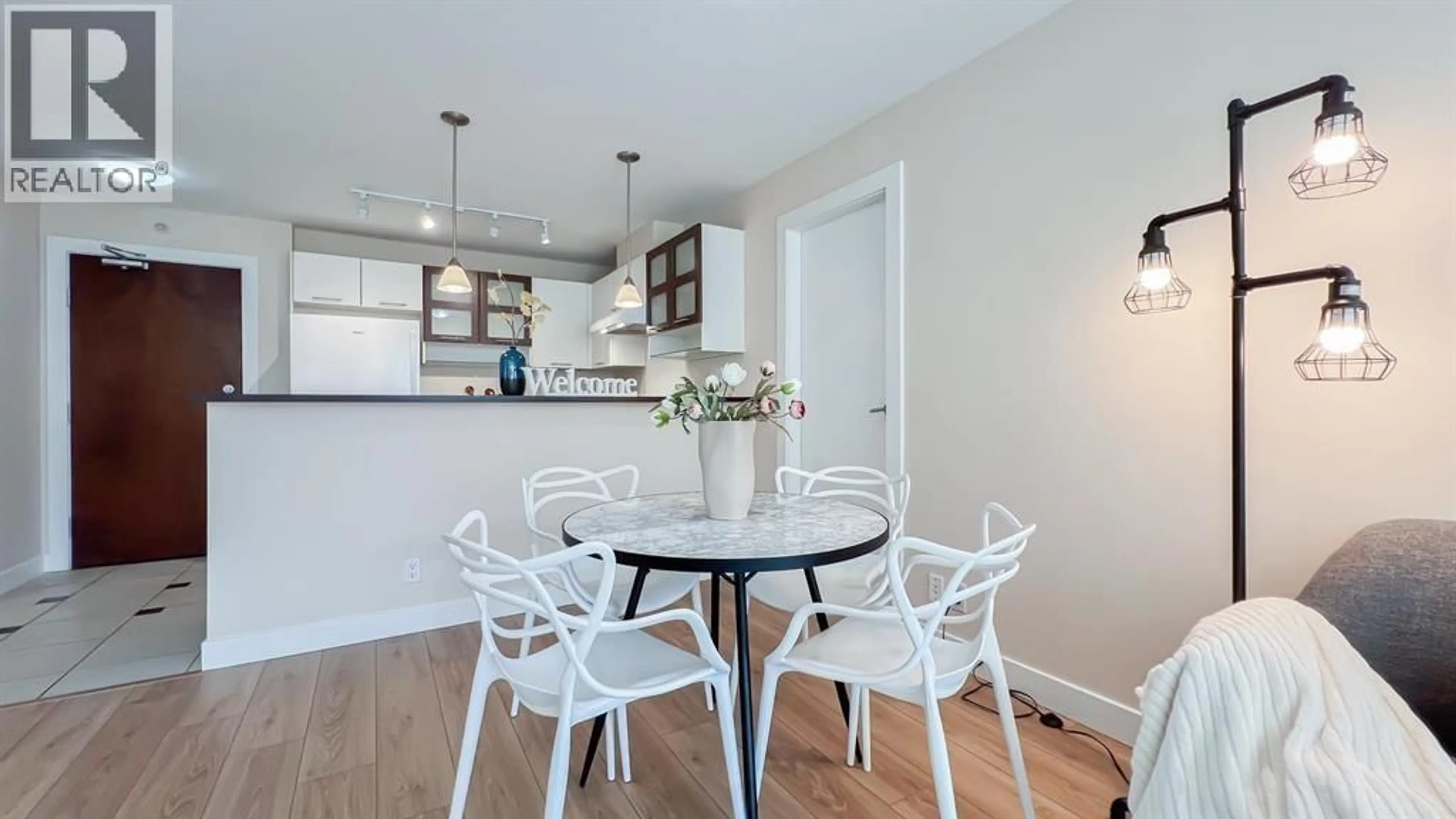 Dining room, wood/laminate floor for 619 - 7831 WESTMINSTER HIGHWAY, Richmond British Columbia V6X4J4