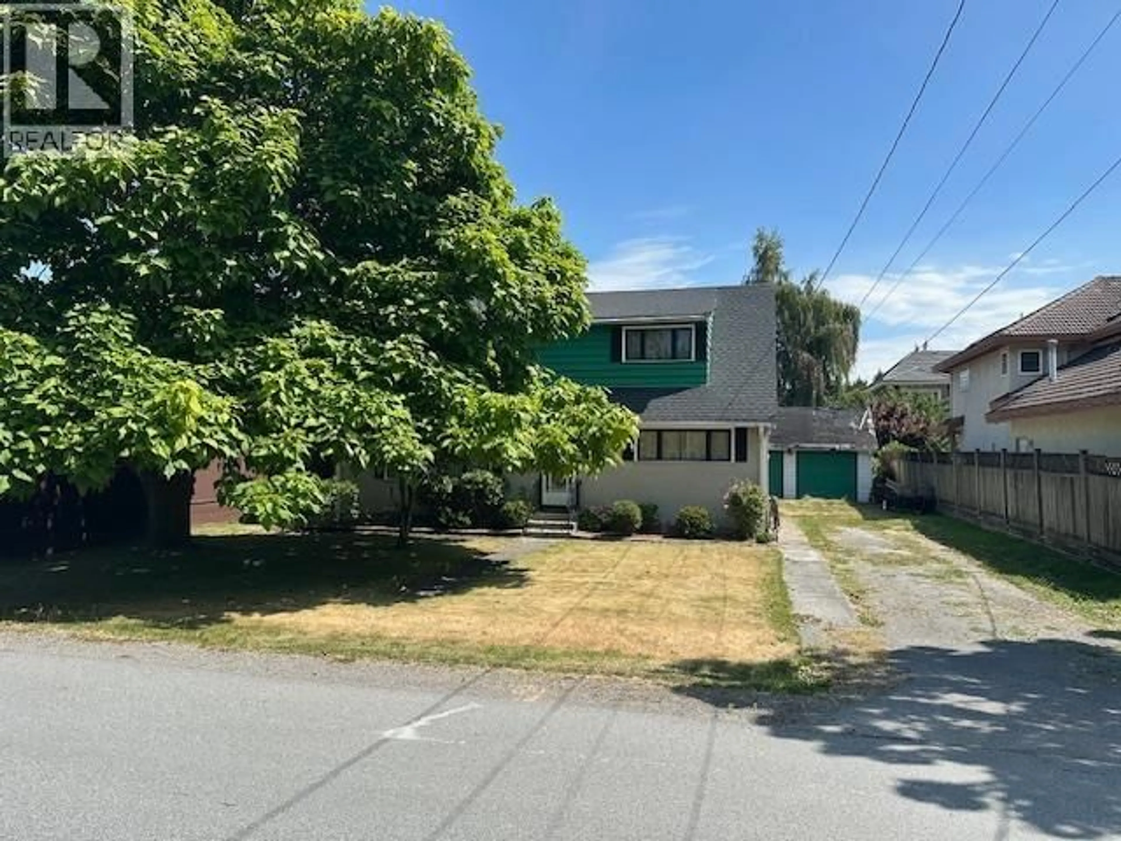 A pic from outside/outdoor area/front of a property/back of a property/a pic from drone, street for 9240 DIAMOND ROAD, Richmond British Columbia V7E1P3