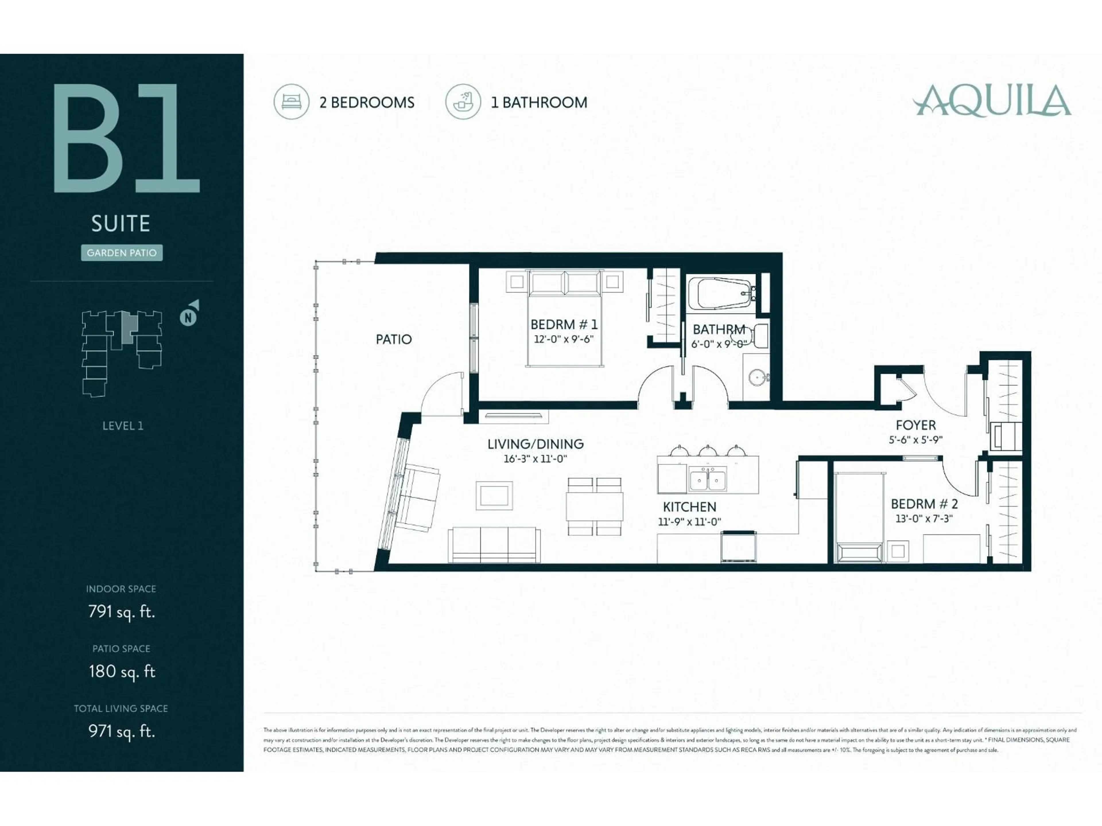 Floor plan for 103 - 555 LILLOOET AVENUE, Harrison Hot Springs British Columbia V0M1K0