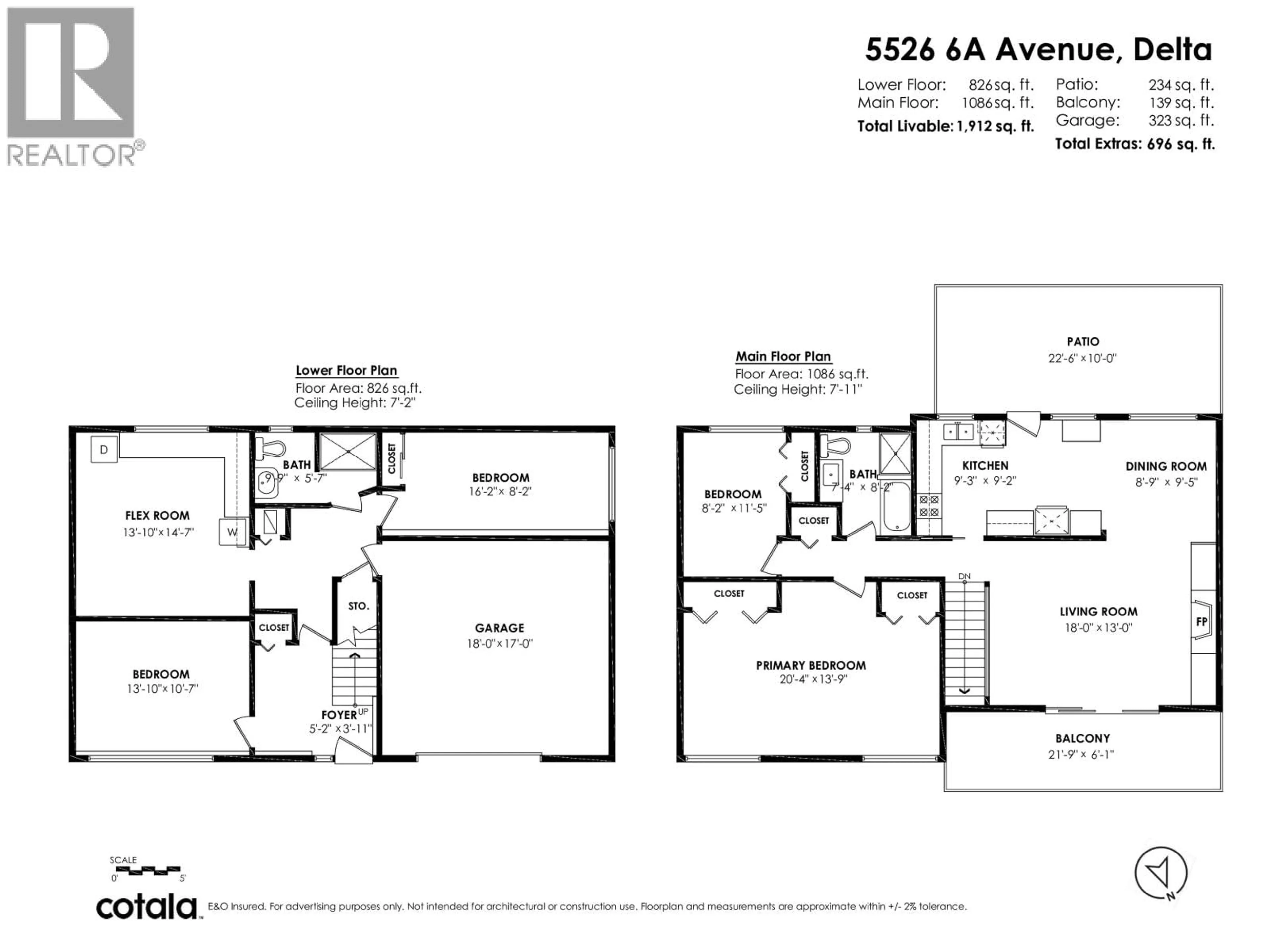 Floor plan for 5526 6A AVENUE, Delta British Columbia V4M1P6