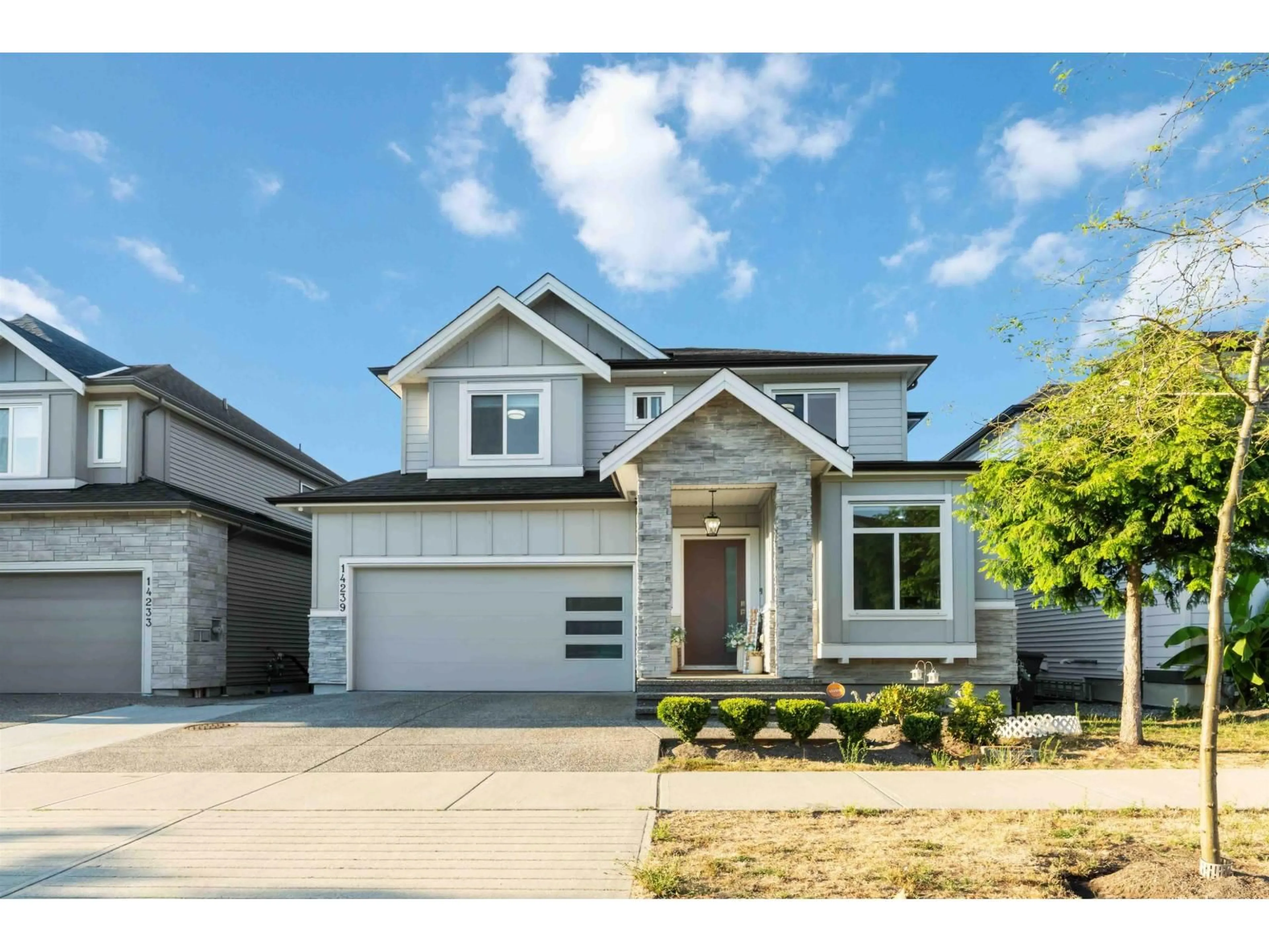 Home with brick exterior material, street for 14239 61B, Surrey British Columbia V3X0K5