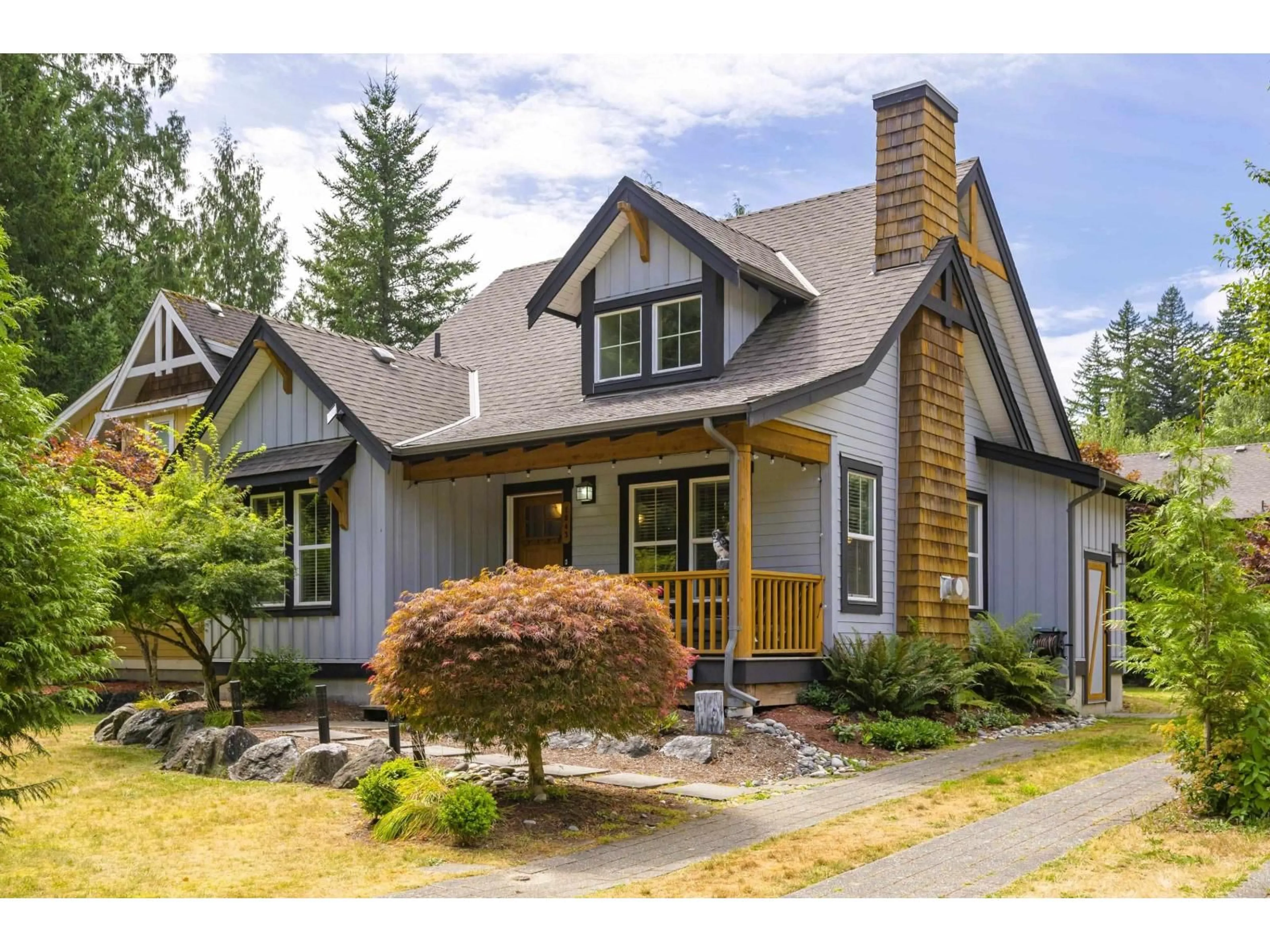 Home with vinyl exterior material, street for 1843 RAVENWOOD TRAIL, Lindell Beach British Columbia V2R0E1