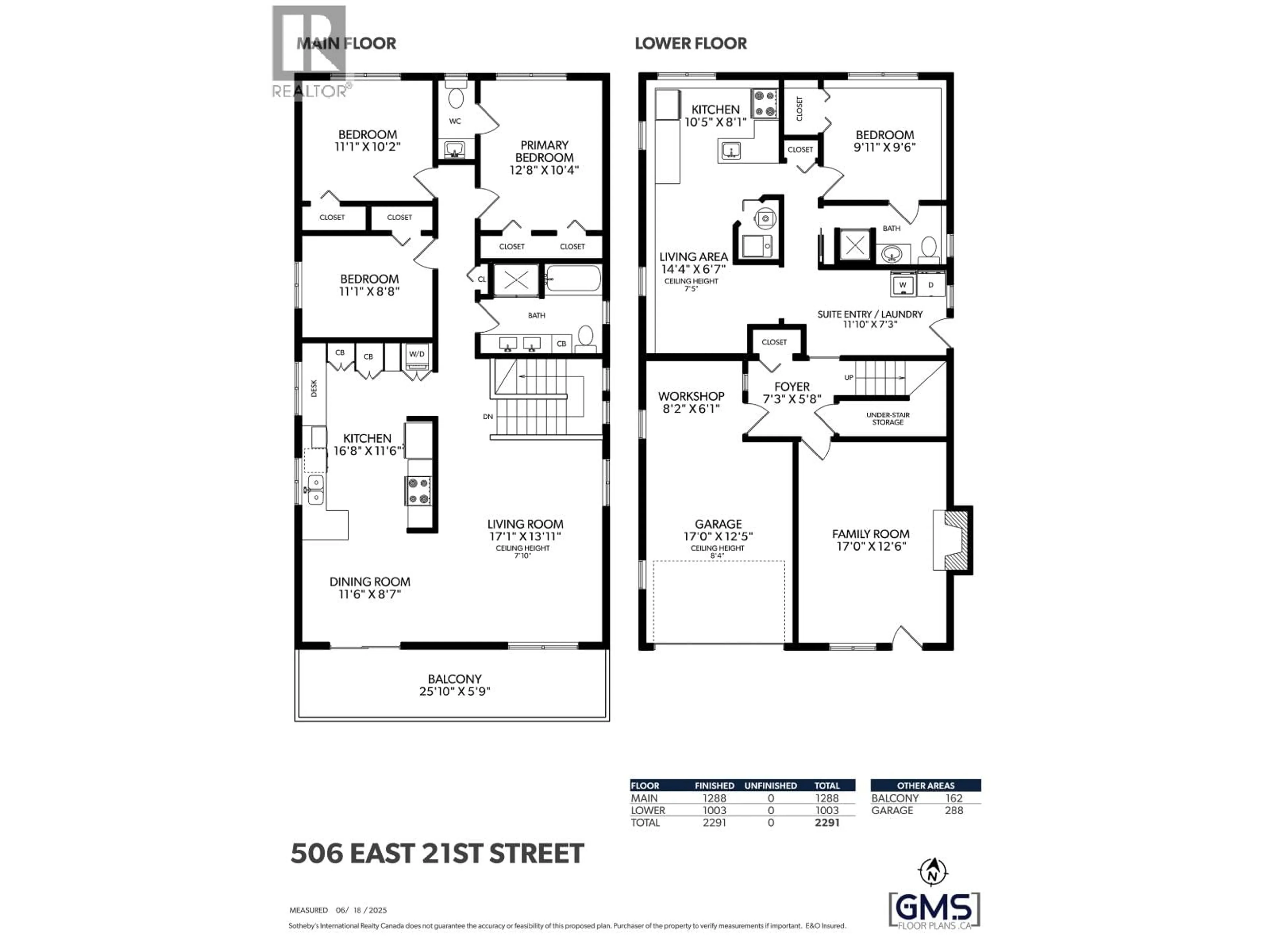 Floor plan for 506 21ST STREET, North Vancouver British Columbia V7L3C3