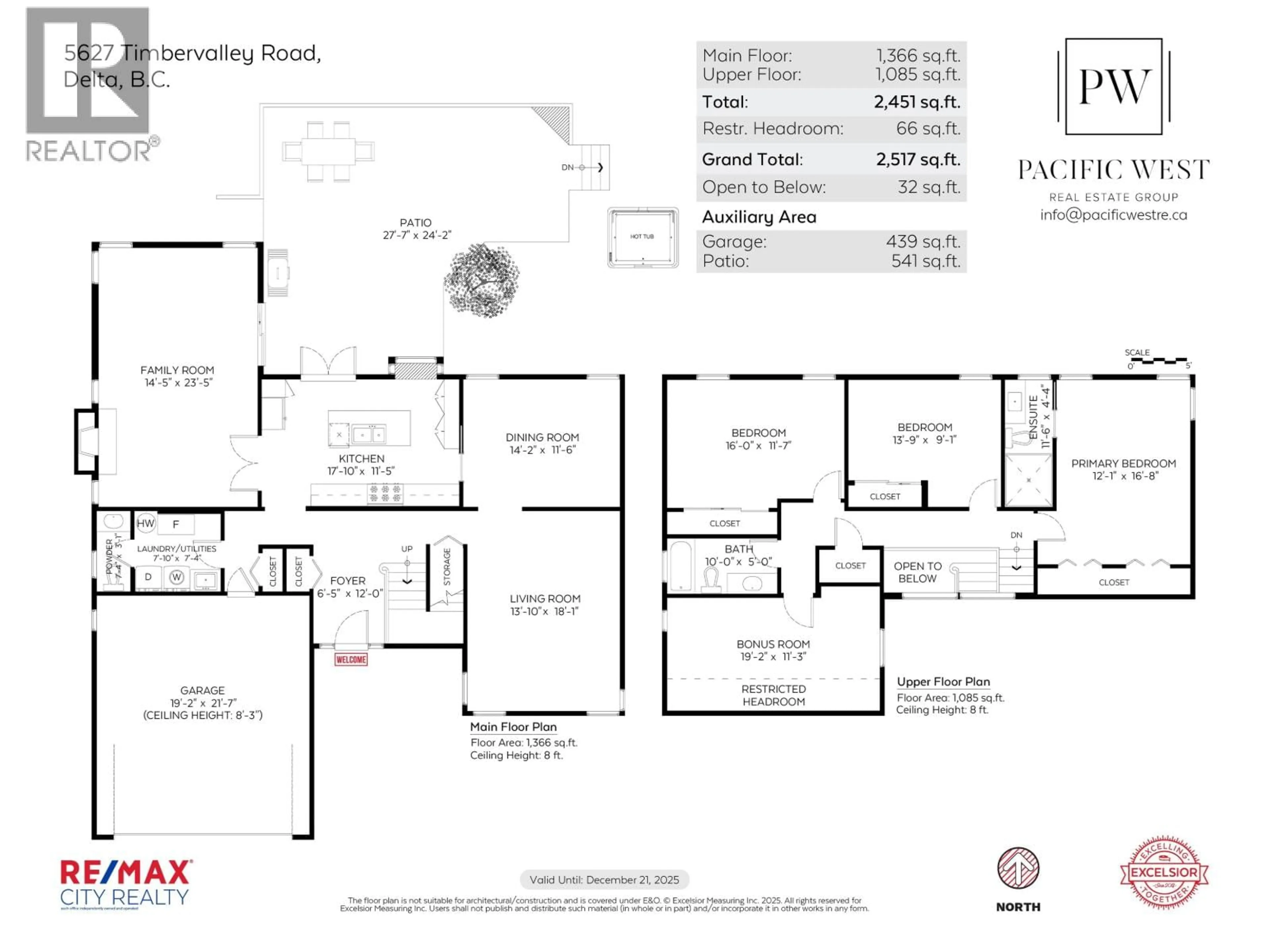 Floor plan for 5627 TIMBERVALLEY ROAD, Delta British Columbia V4L2E7
