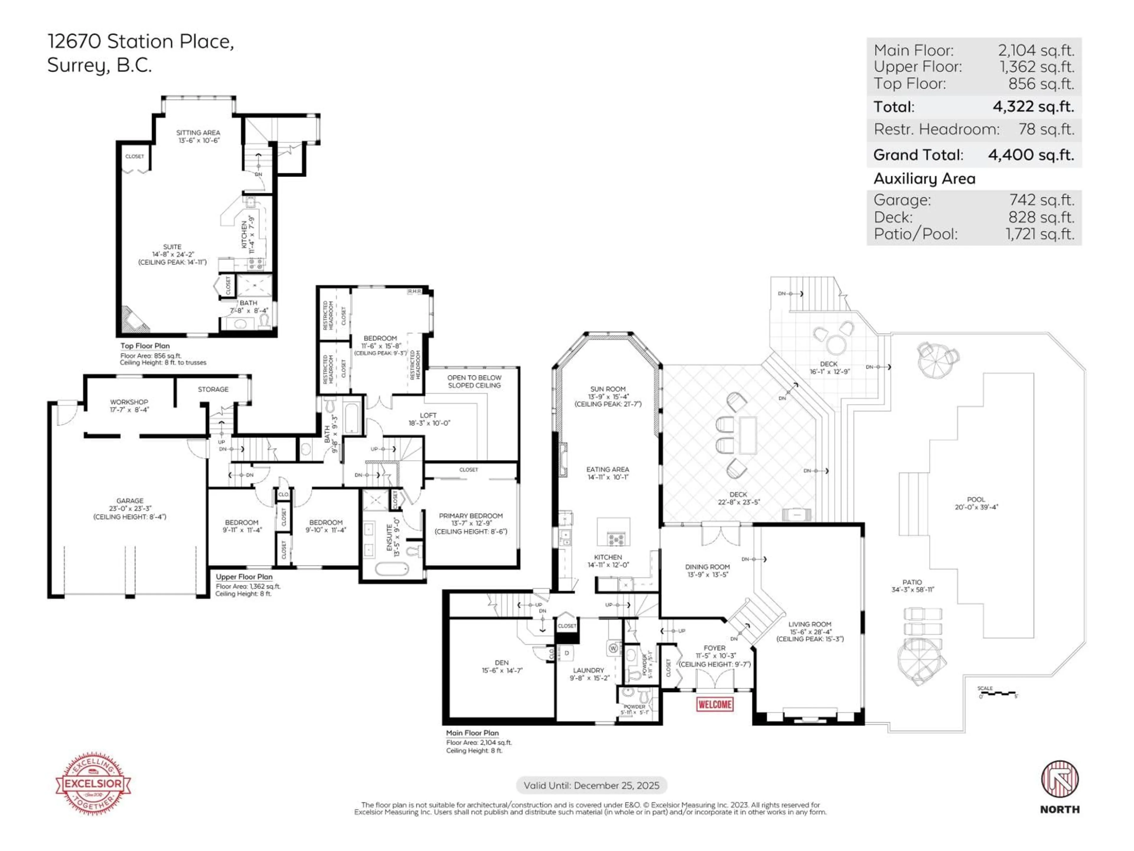 Floor plan for 12670 STATION, Surrey British Columbia V3X3C5