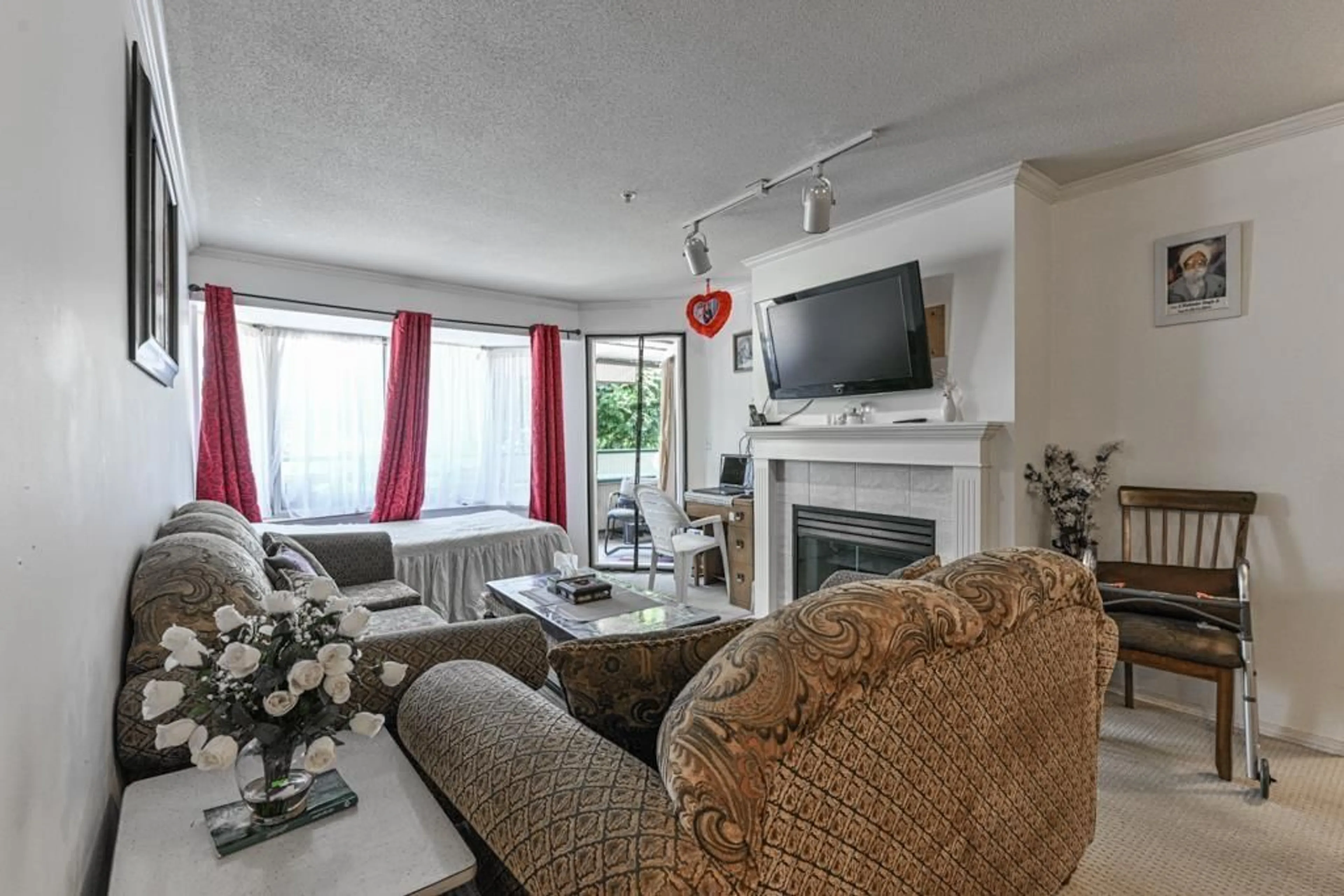 Living room with furniture, unknown for 208 - 2960 TRETHEWEY, Abbotsford British Columbia V2T6P5