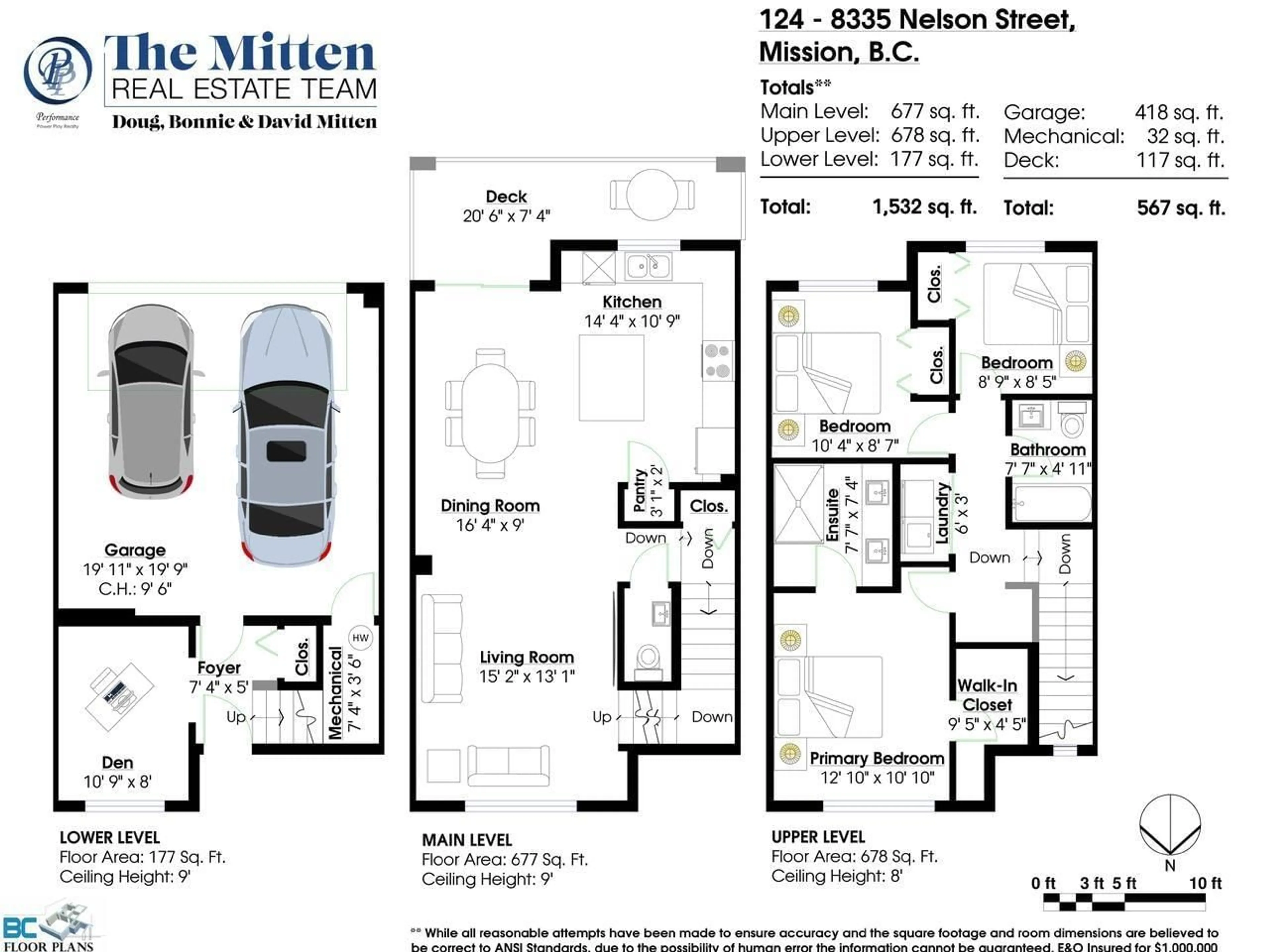 Floor plan for 124 - 8335 NELSON, Mission British Columbia V4S0E4