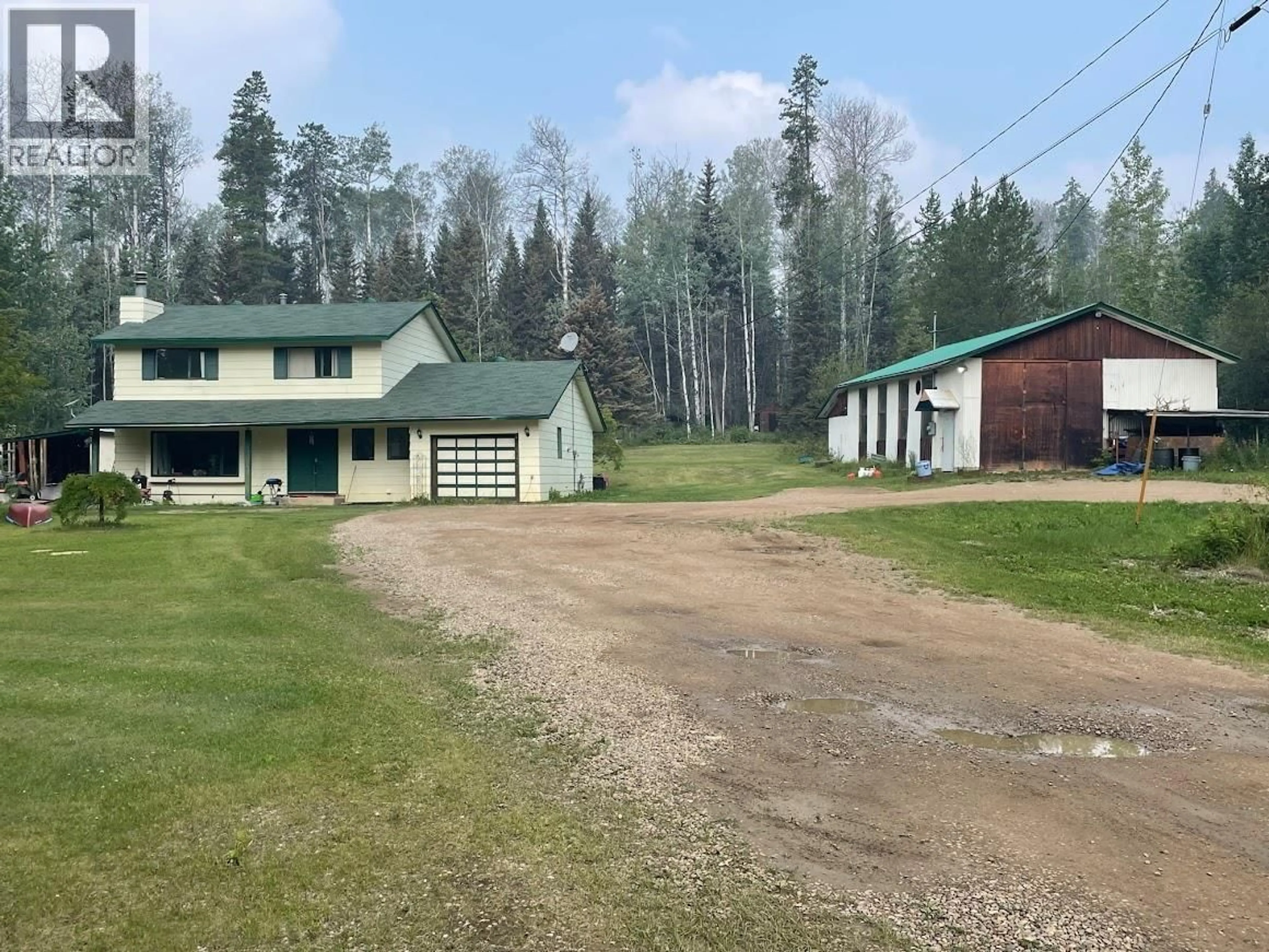 A pic from outside/outdoor area/front of a property/back of a property/a pic from drone, unknown for 59 PIONEER WAY, Fort Nelson British Columbia V0C1R0