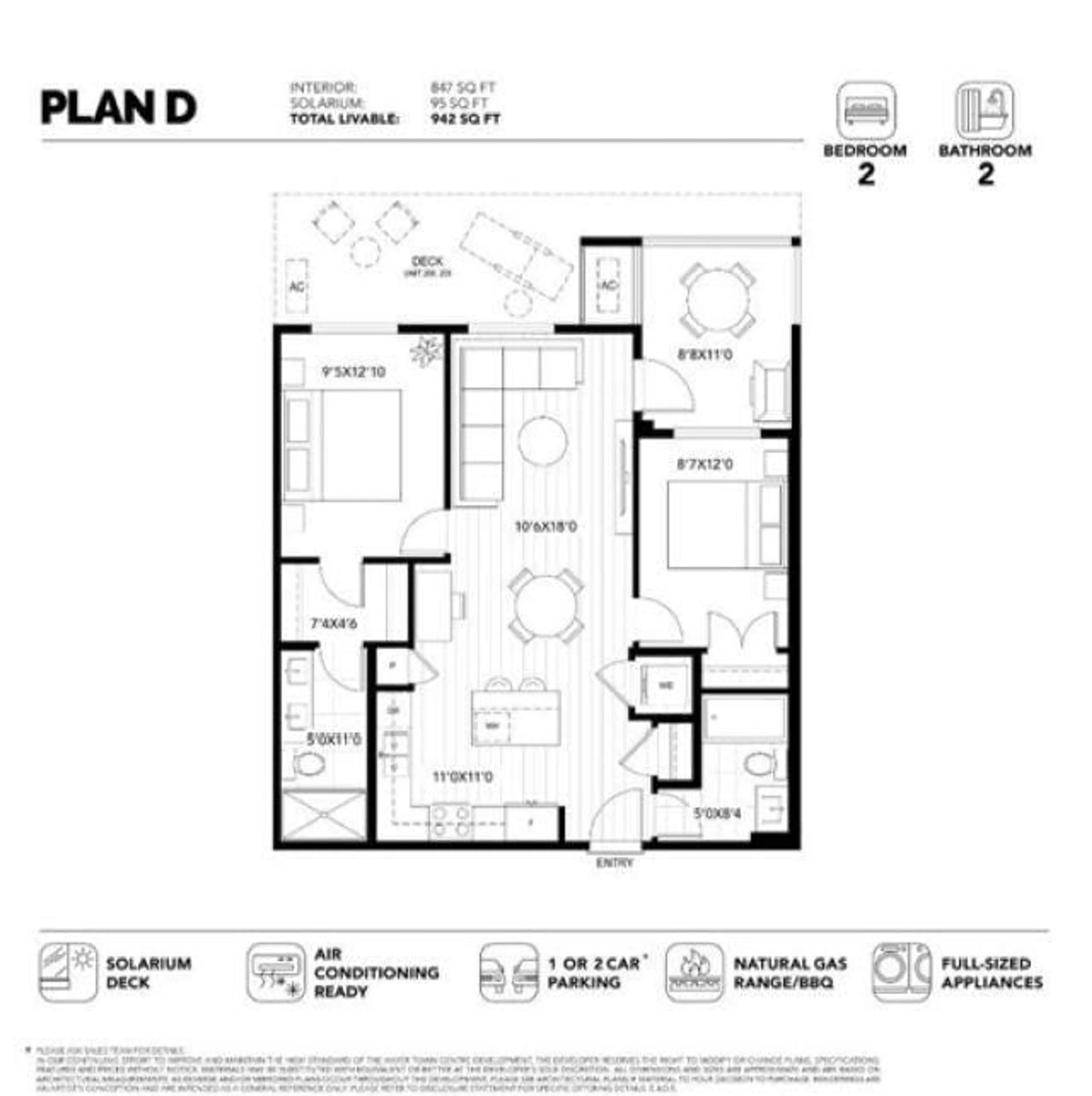 Floor plan for 608 - 19885 76, Langley British Columbia V2Y4M5
