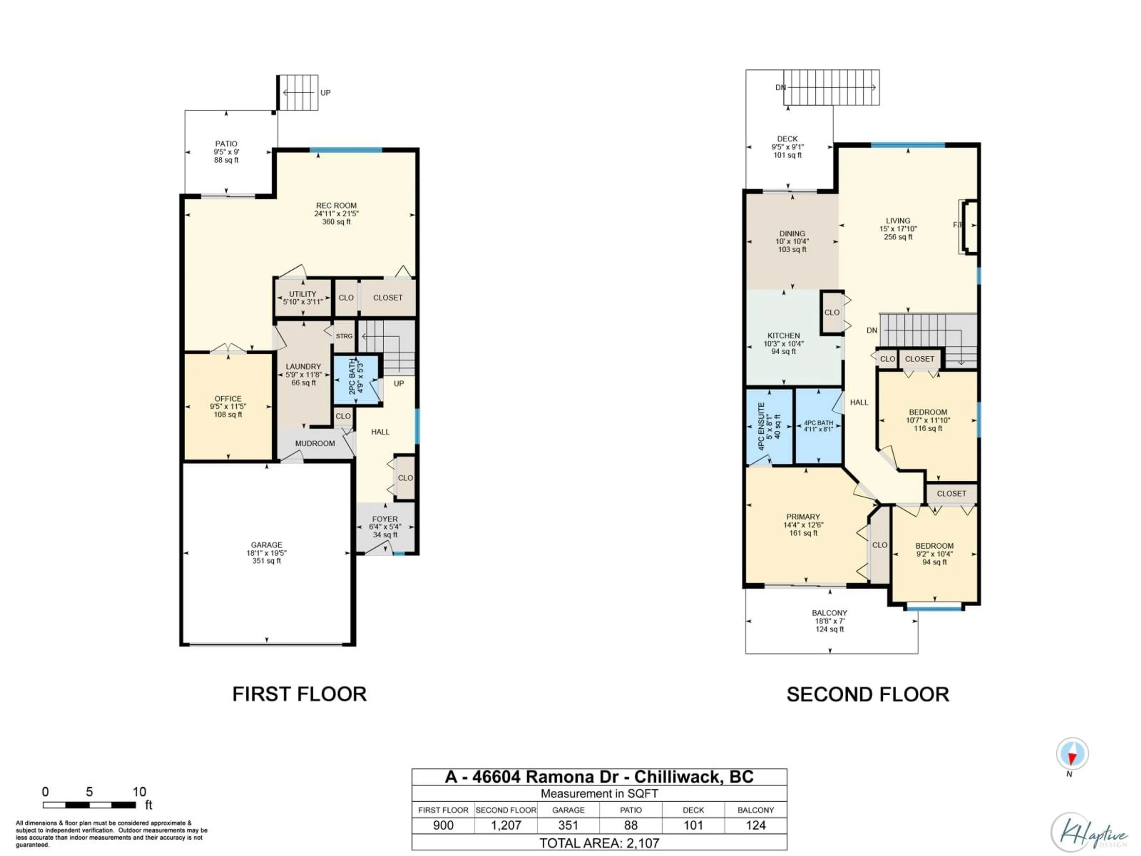 Floor plan for A - 46604 RAMONA DRIVE, Chilliwack British Columbia V2P8B4