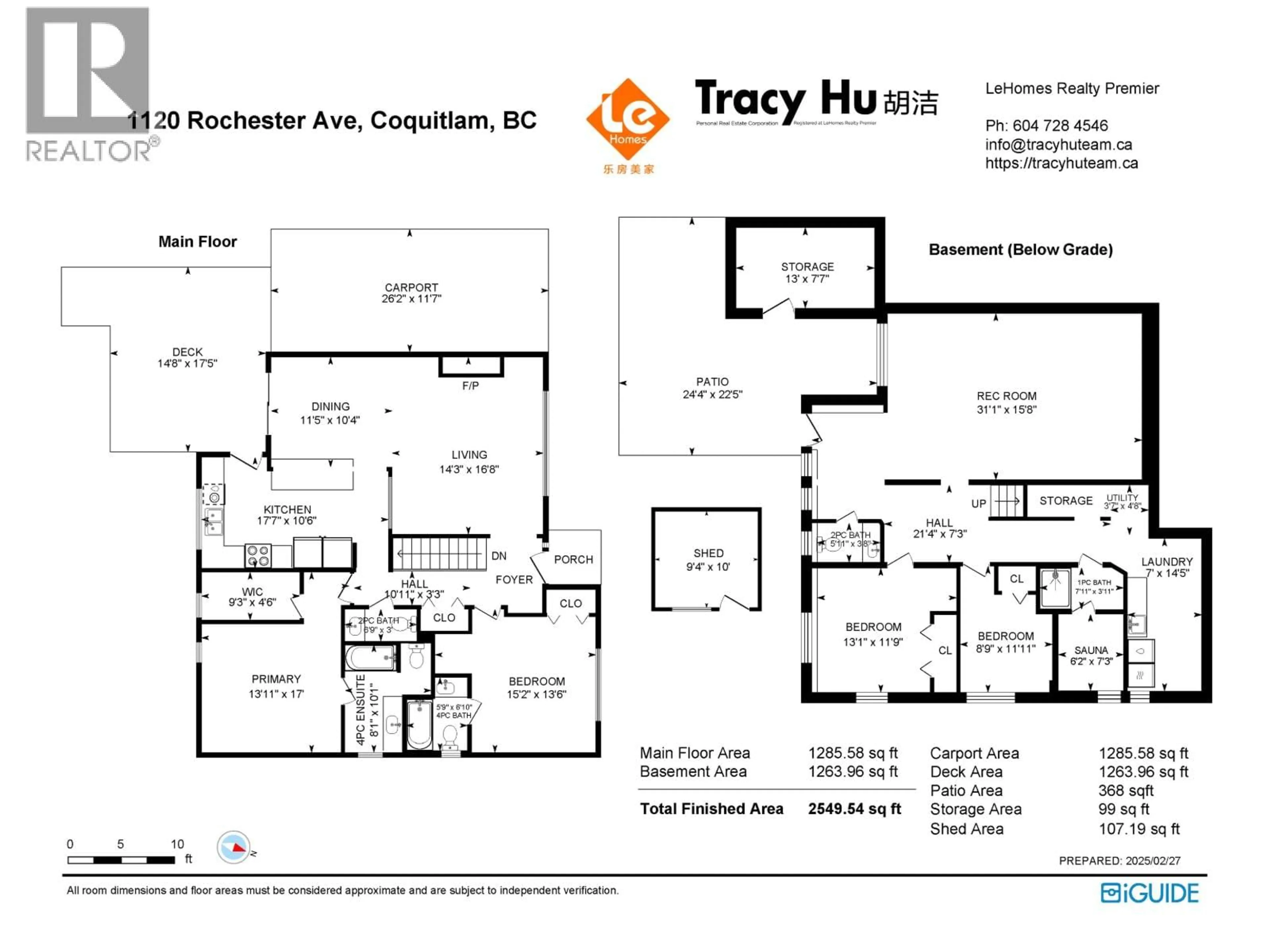 Floor plan for 1120 ROCHESTER AVENUE, Coquitlam British Columbia V3K2X4