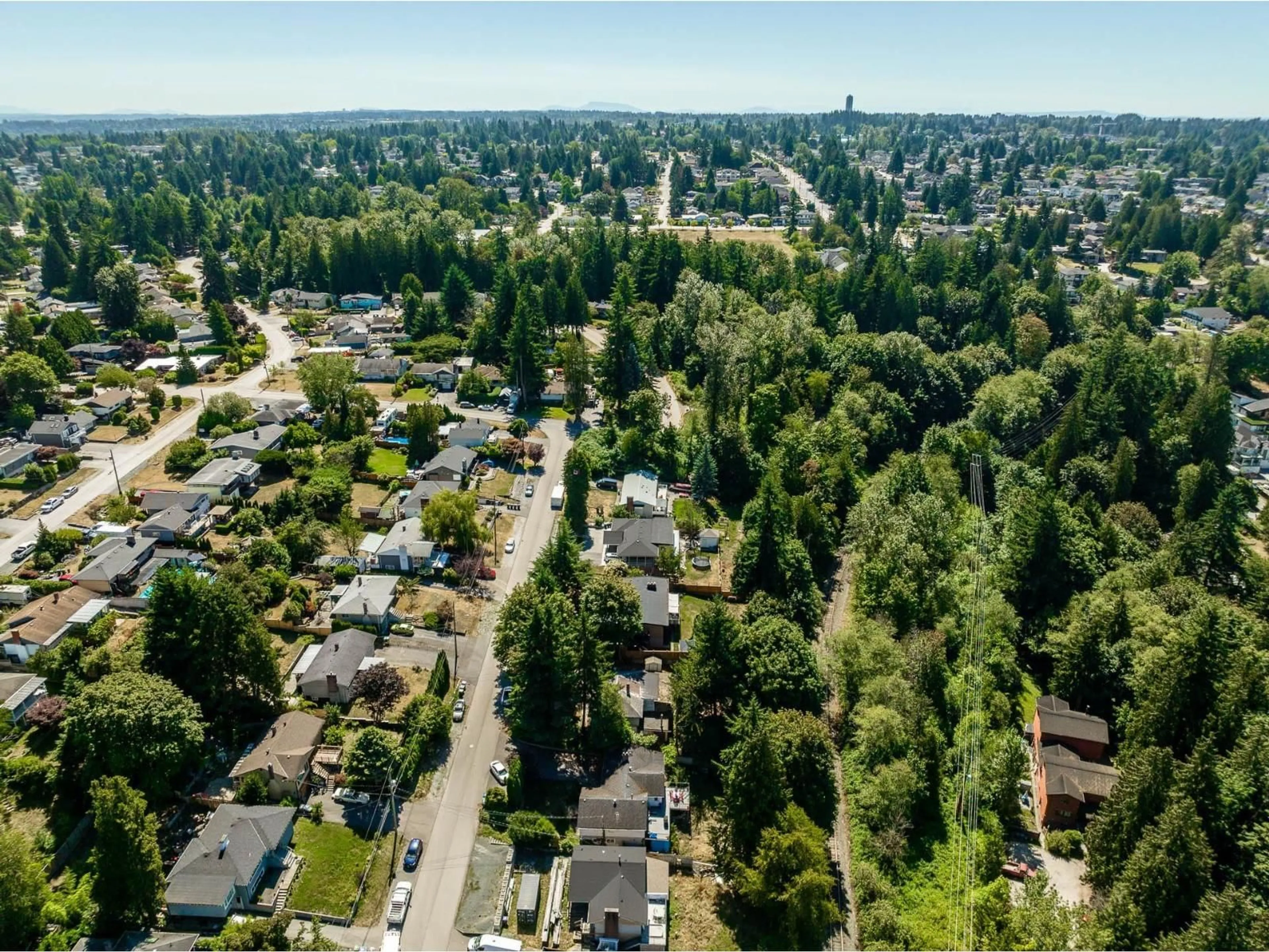 A pic from outside/outdoor area/front of a property/back of a property/a pic from drone, street for 10257 124, Surrey British Columbia V3V4T4