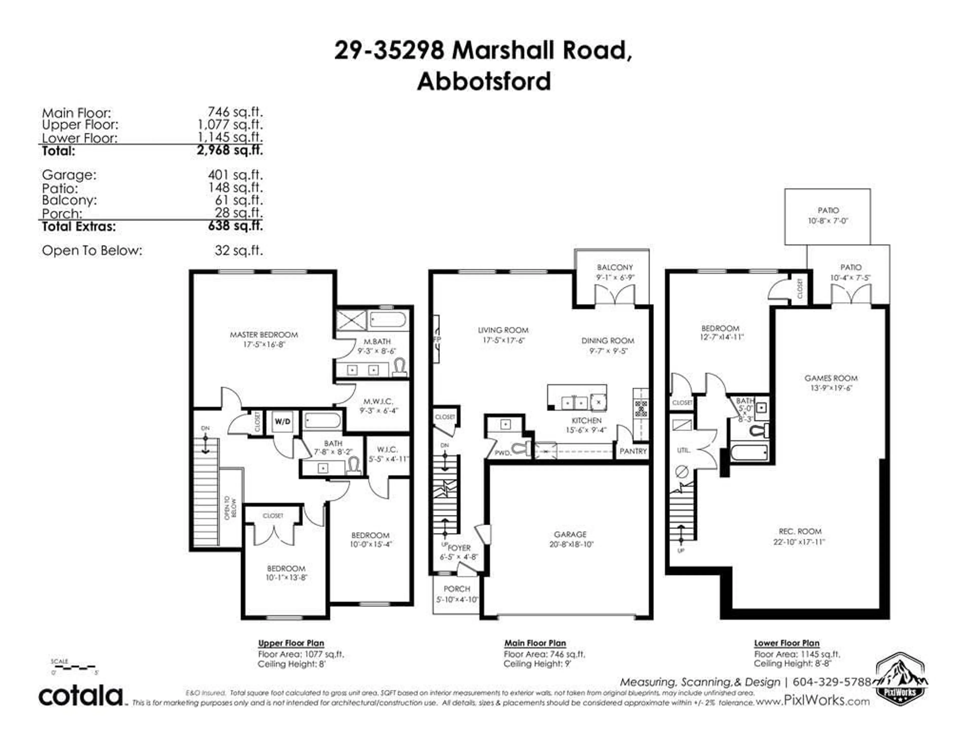 Floor plan for 29 - 35298 MARSHALL, Abbotsford British Columbia V3G0E2